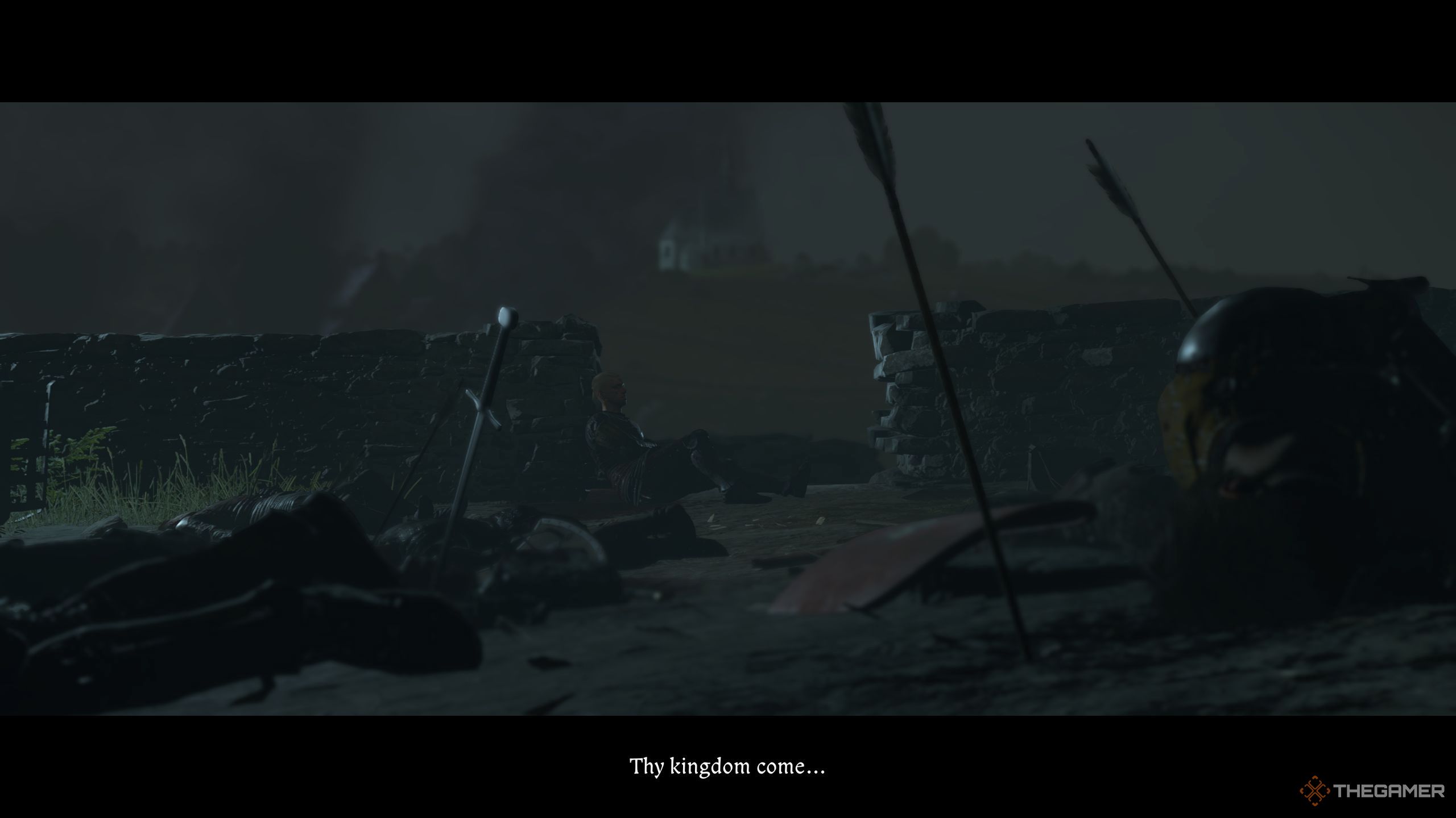 In-game cutscene featuring Addler's last words.