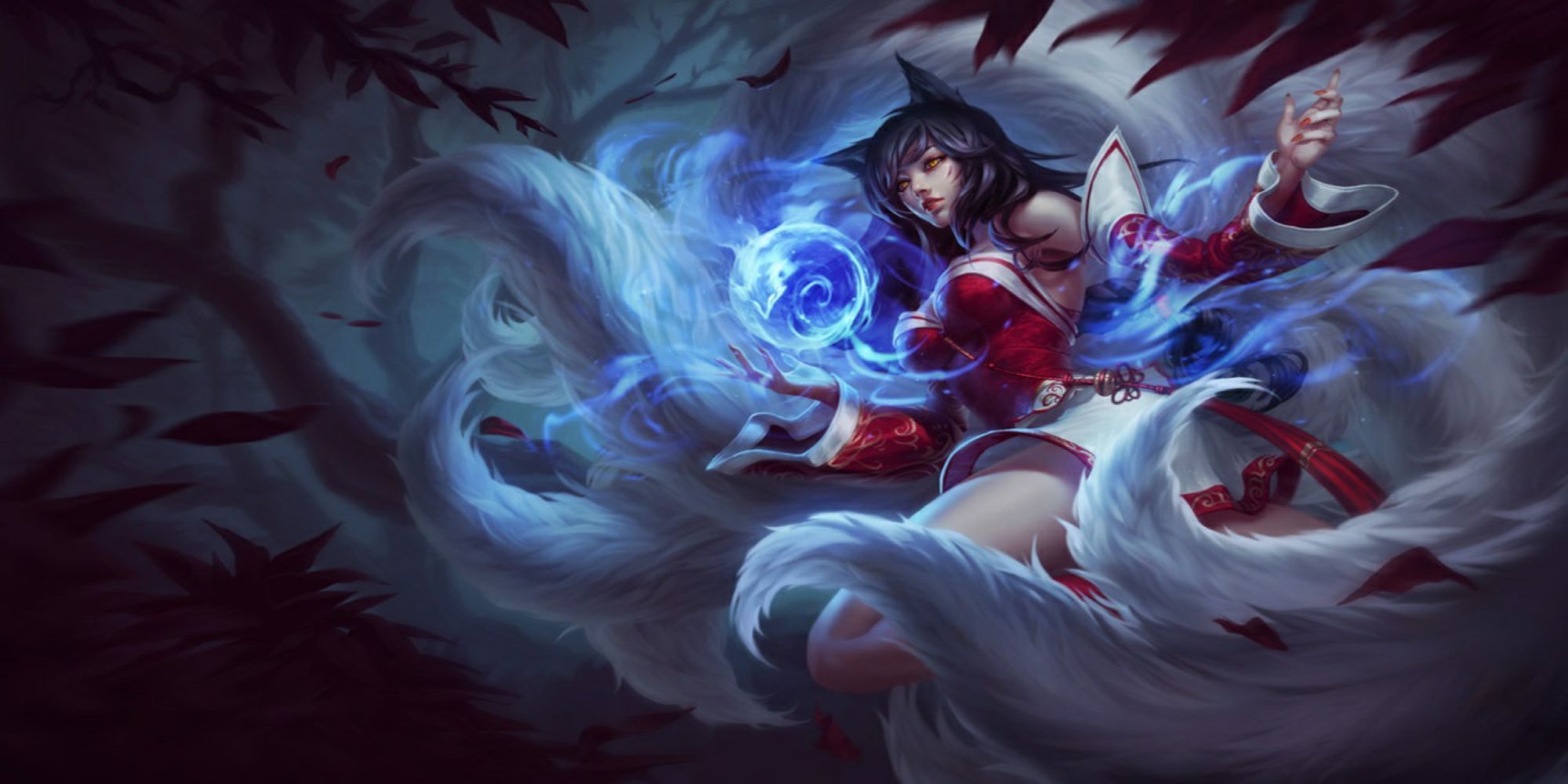 Ahri from League of Legends.