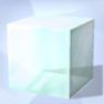 A chunk of Alcineat sits in a glass case in Sims 4
