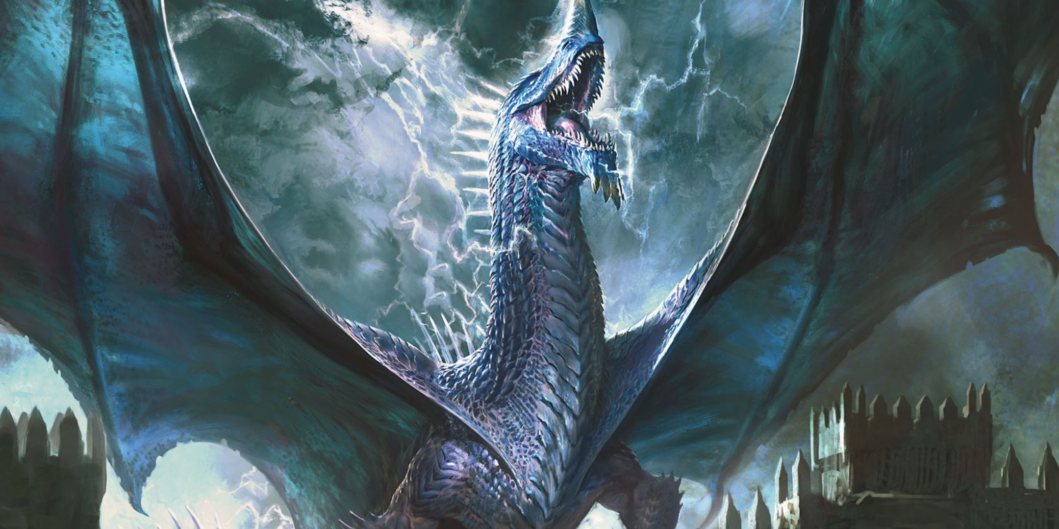 Ancient Blue Dragon from Dungeons & Dragons.