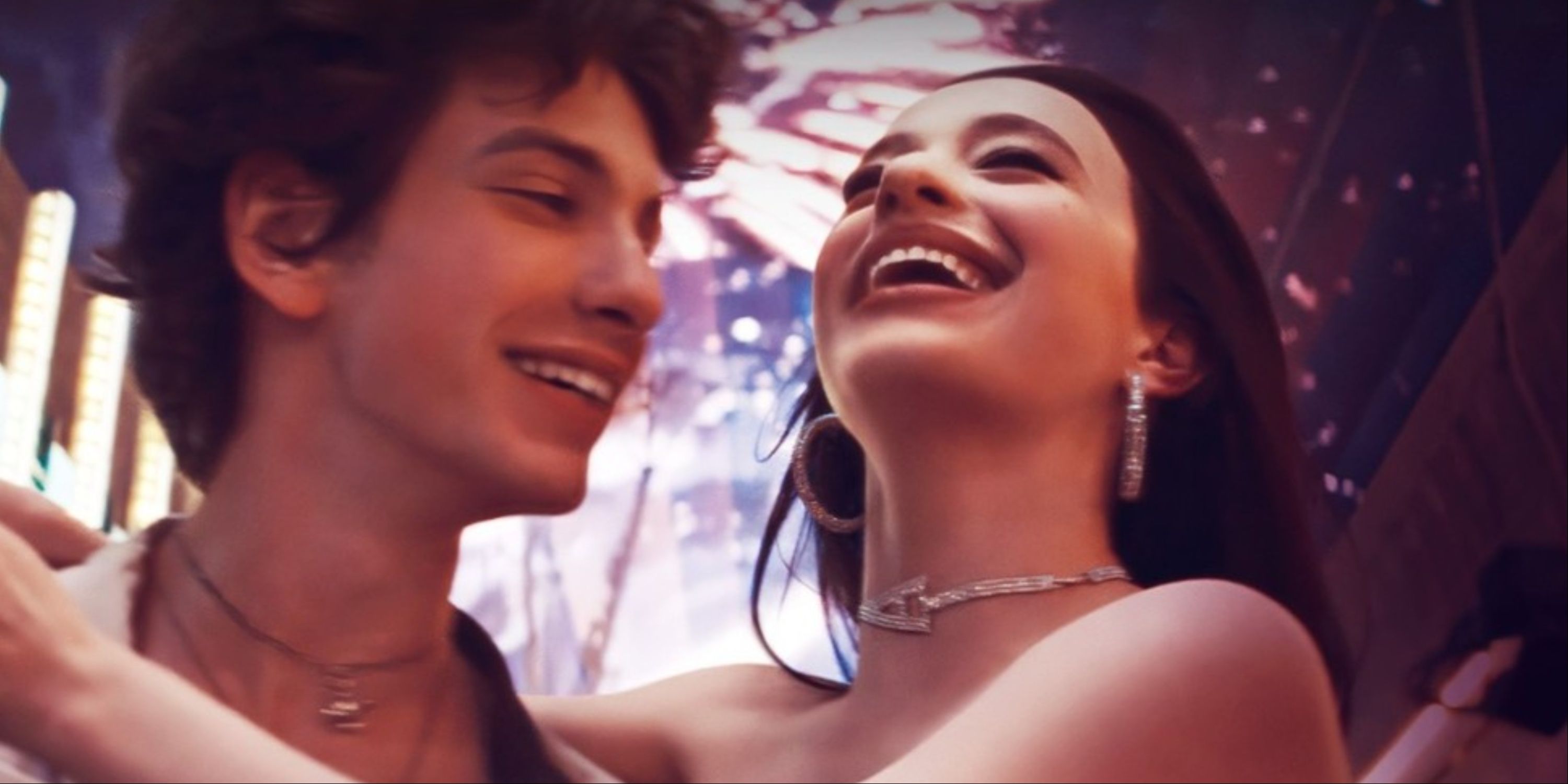 Anora and Vanya dancing after they get married in one of the main art for Neon's Anora.