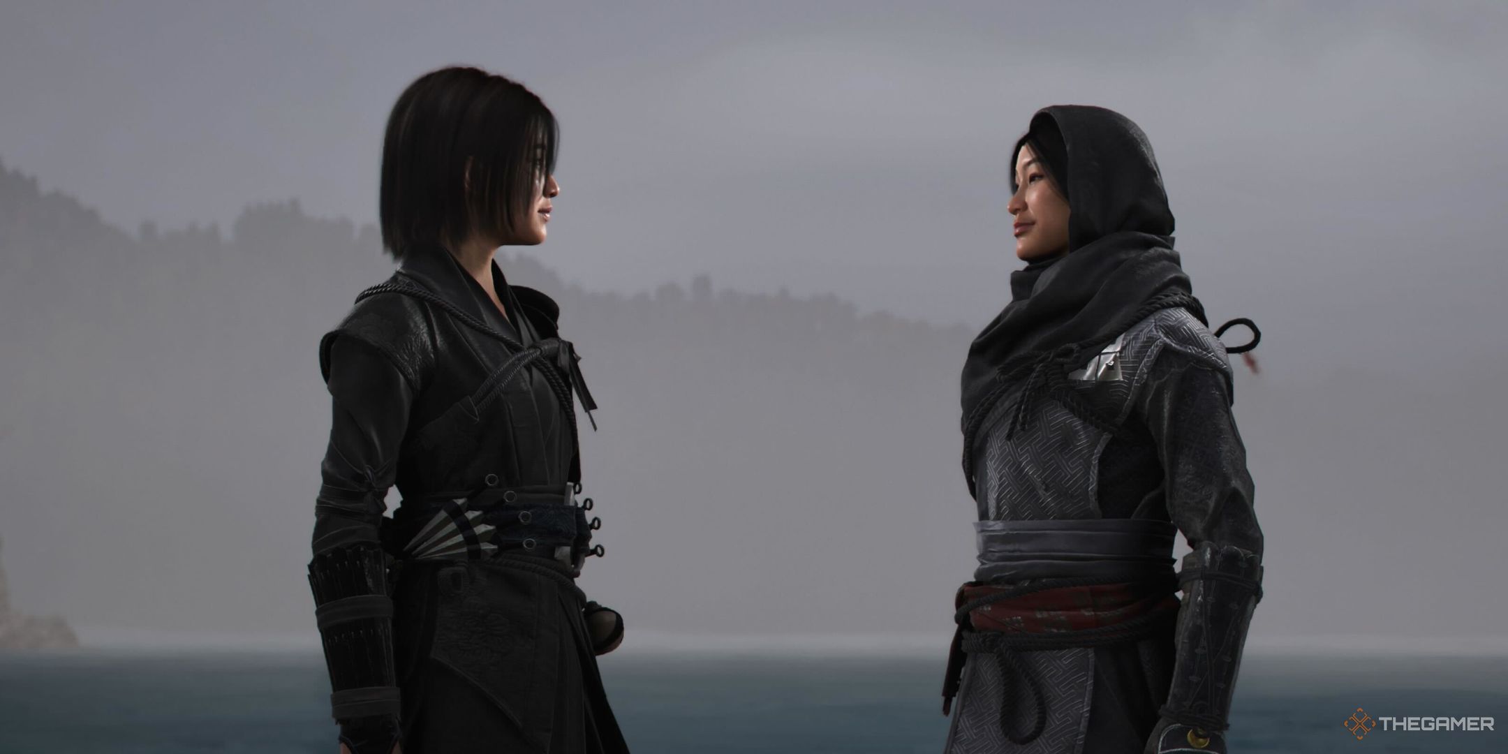 Naoe about to romance Katsuhime in Assassin's Creed Shadows.