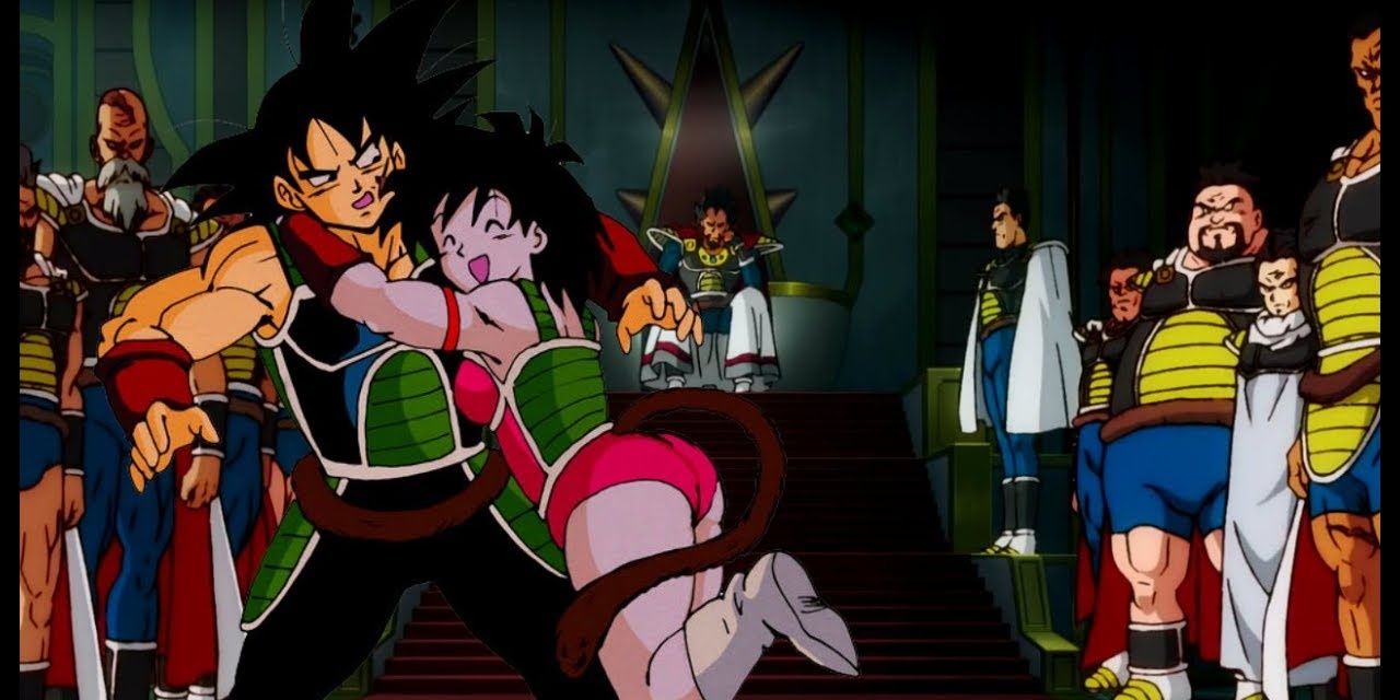 Bardock and Gine in Dragon Ball