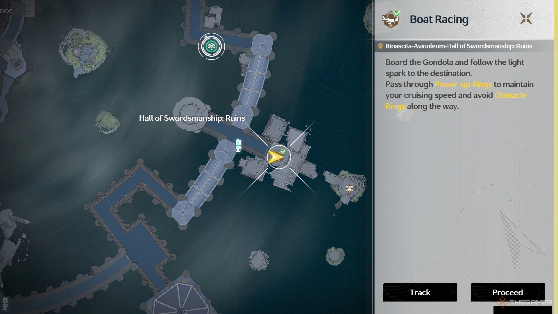 Boat Racing event location in Wuthering Waves.