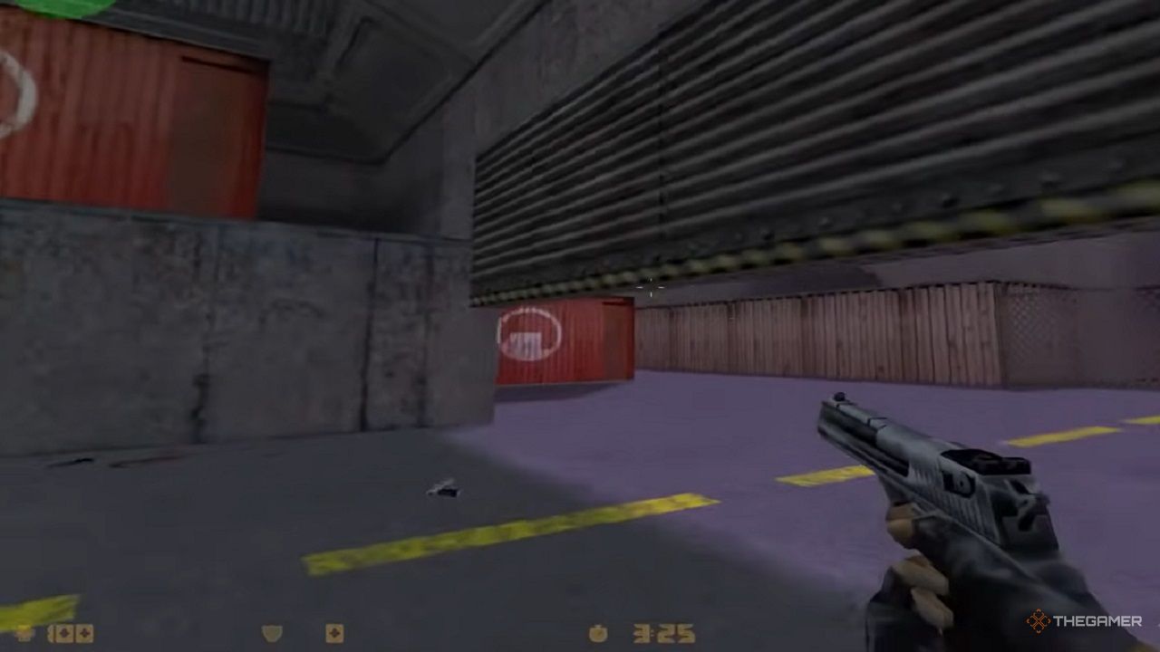 Gameplay of the Counter Strike mod for Half Life.