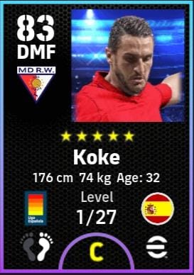 eFootball 2025 Pride of the Club NC Koke