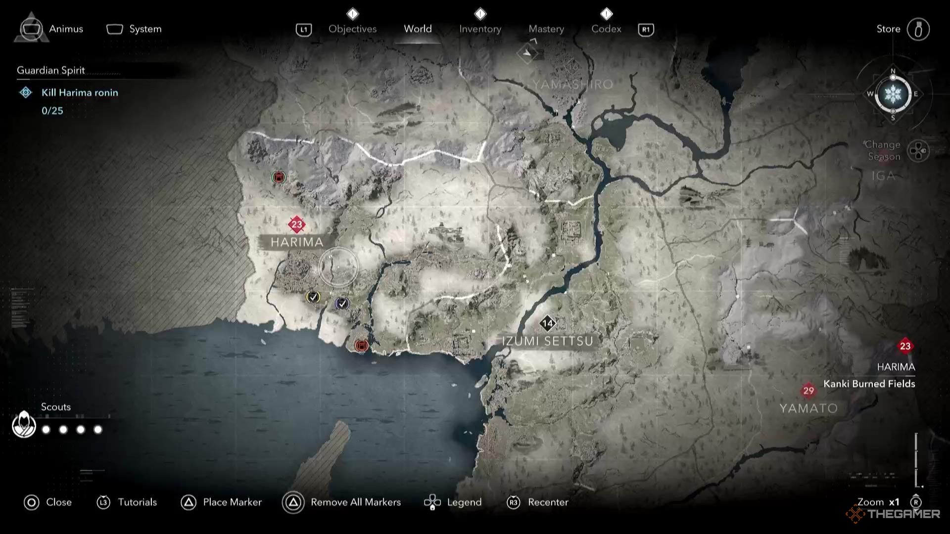 Every shrine location in Harima in Assassin's Creed Shadows.