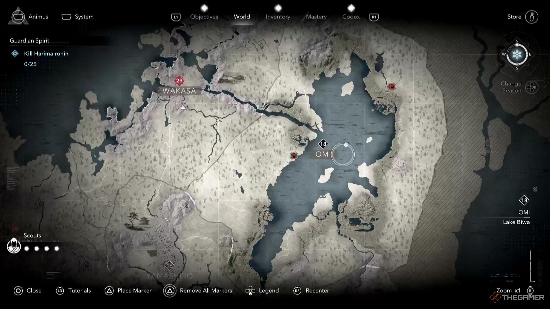 Every shrine location in Omi in Assassin's Creed Shadows.