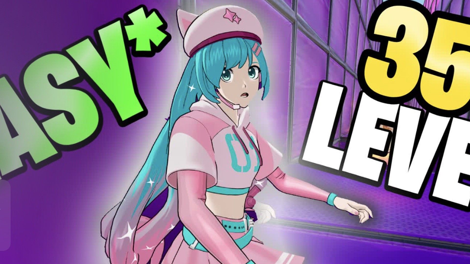 Miku in Fortnite Epic Anime Parkour Creative map.