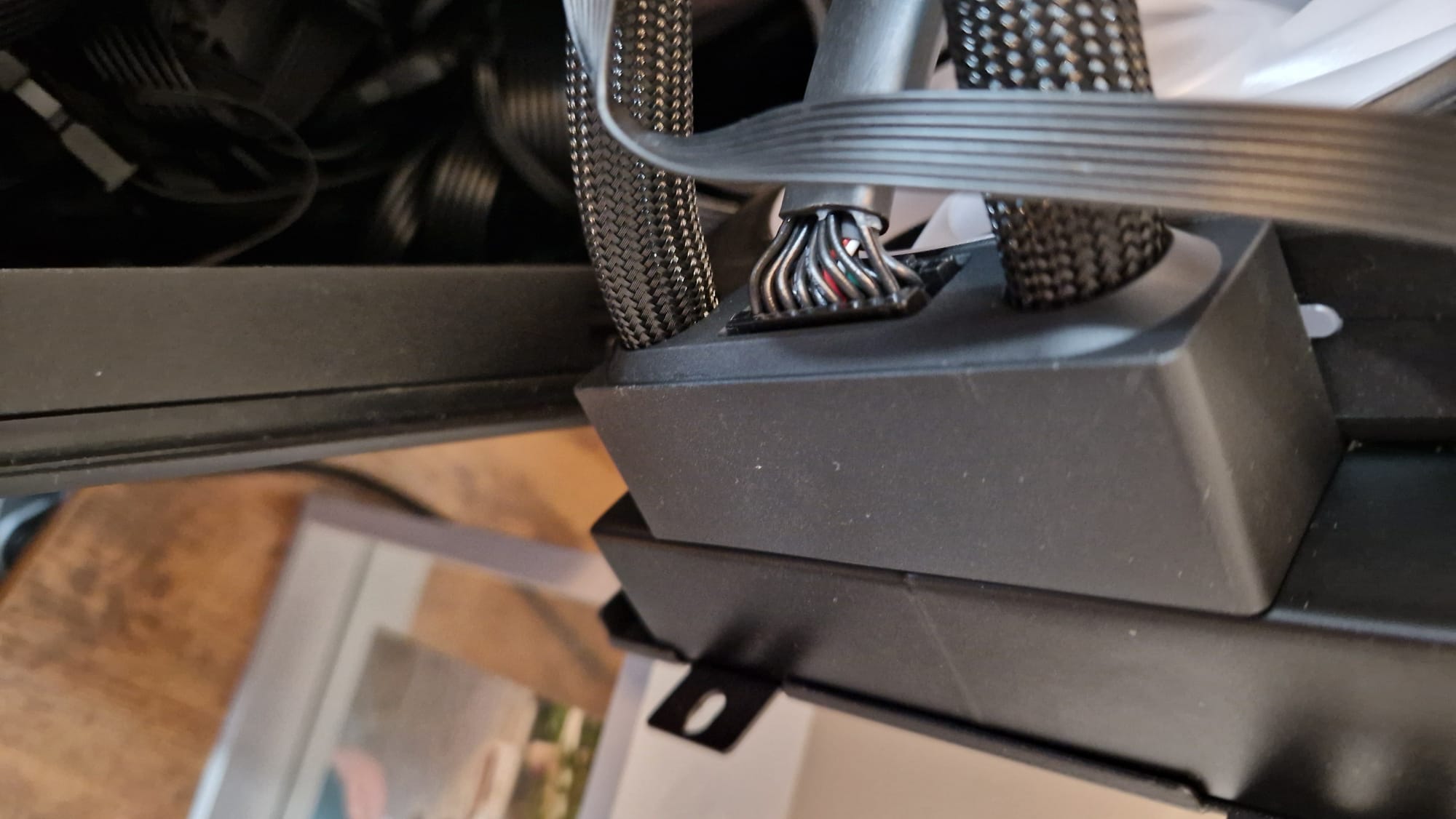 The cabling header for the NZXT Kraken Elite 360 RGB