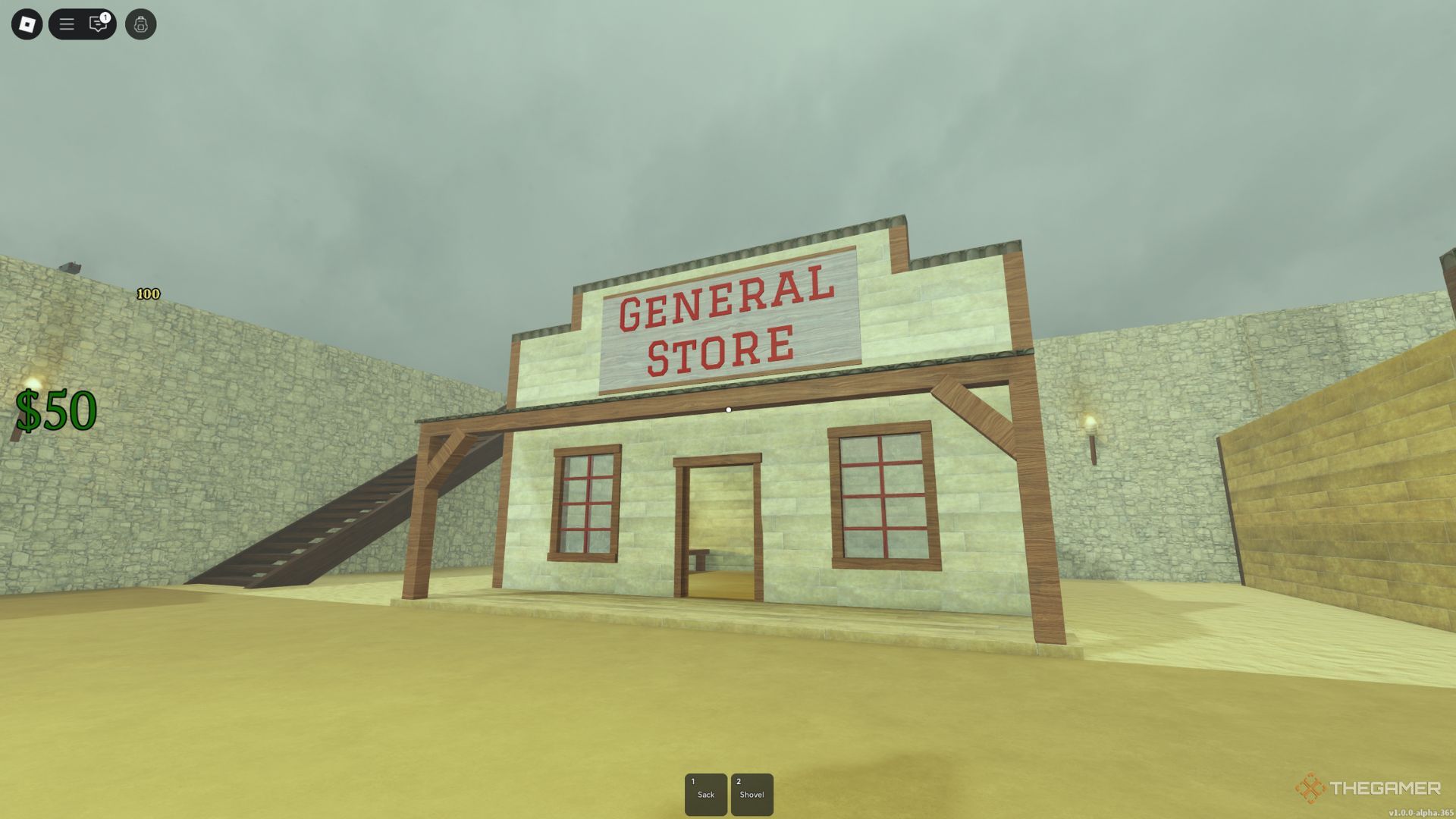 The player character shows a General Store in Dead Rails.