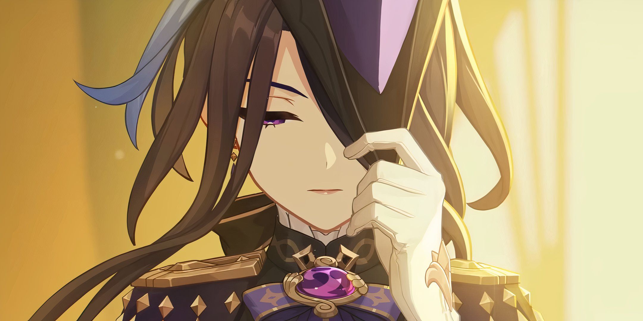 Genshin Impact Clorinde Lowering Her Hat