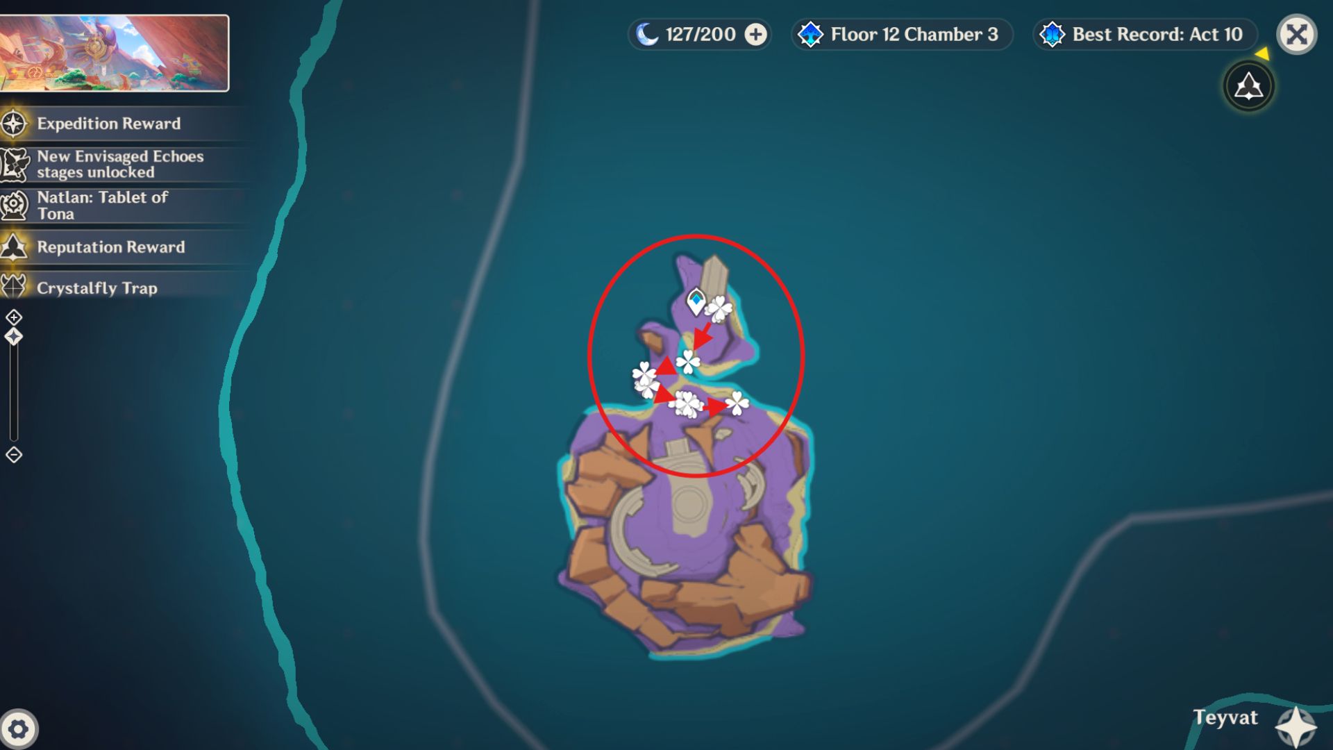 Genshin Impact Skysplit Gembloom Locations & Farming Route 5