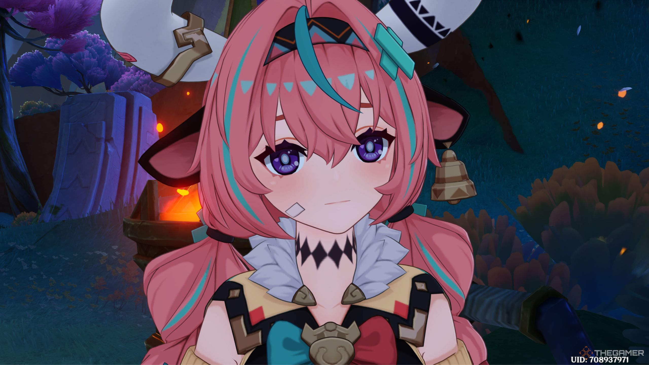 Genshin Impact Varesa face closeup in the game.