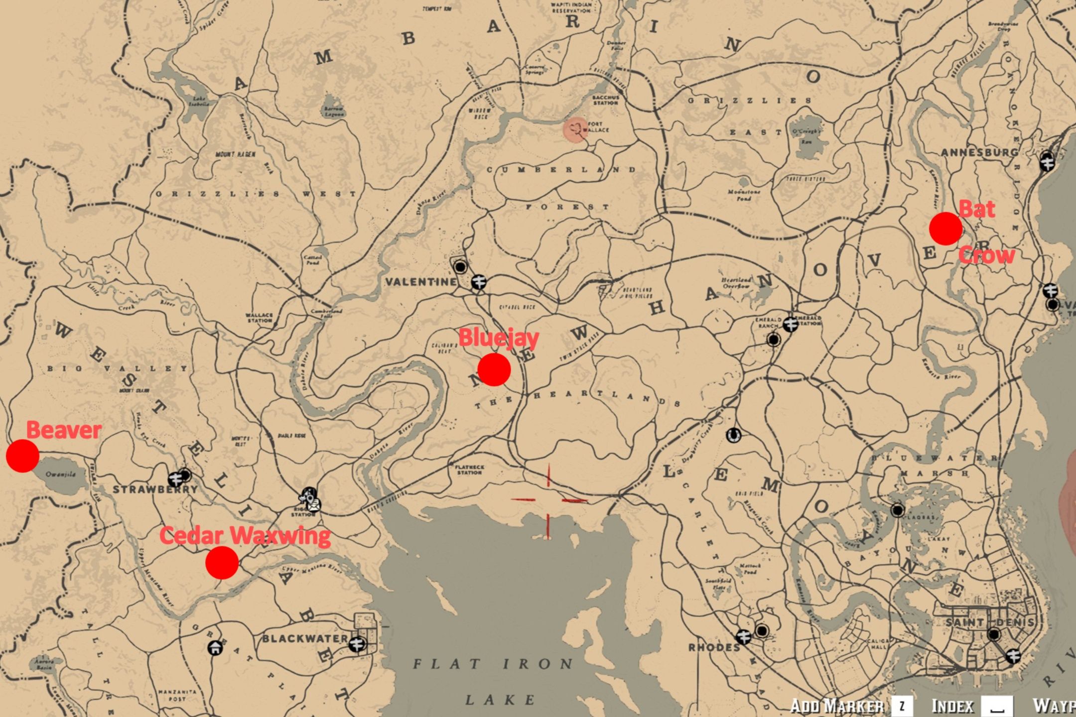 hunting request #5 locations