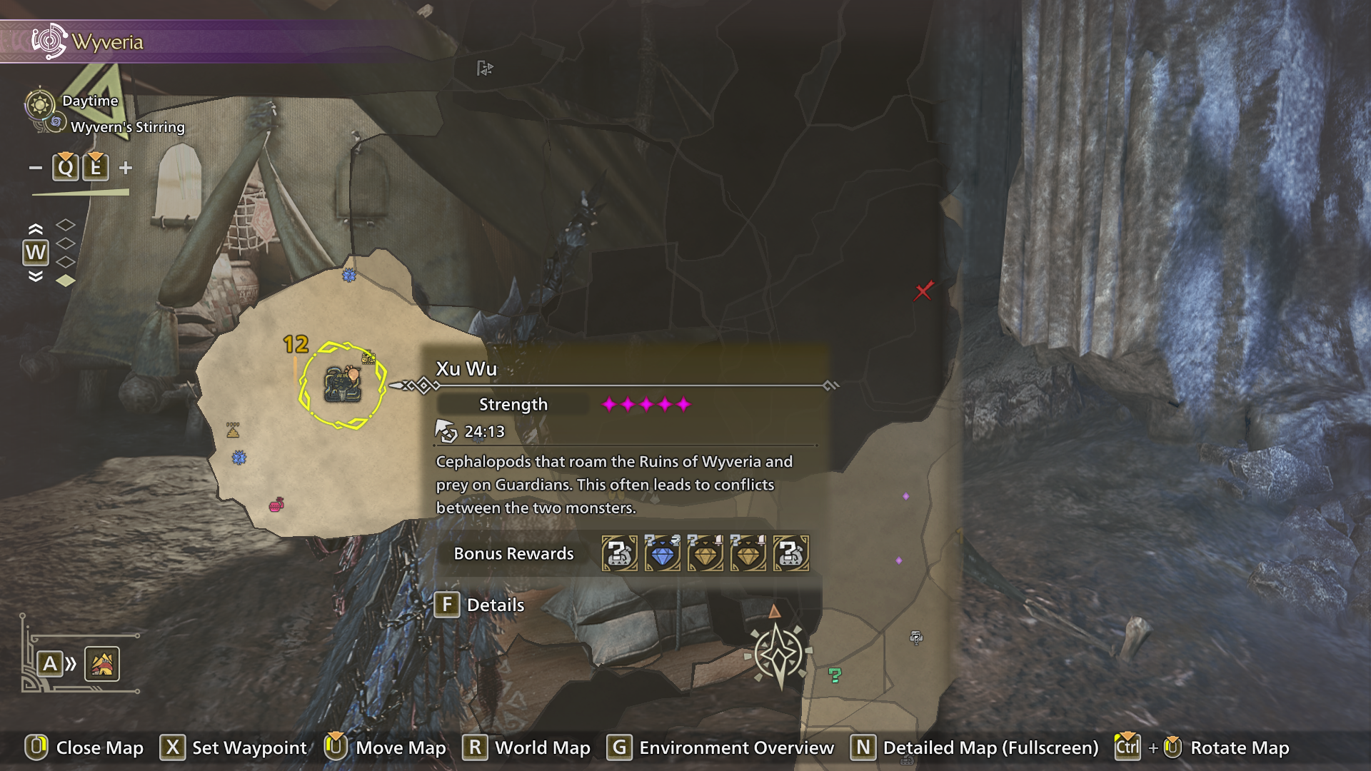 MH Wilds Wyveria Xu Wu Lair