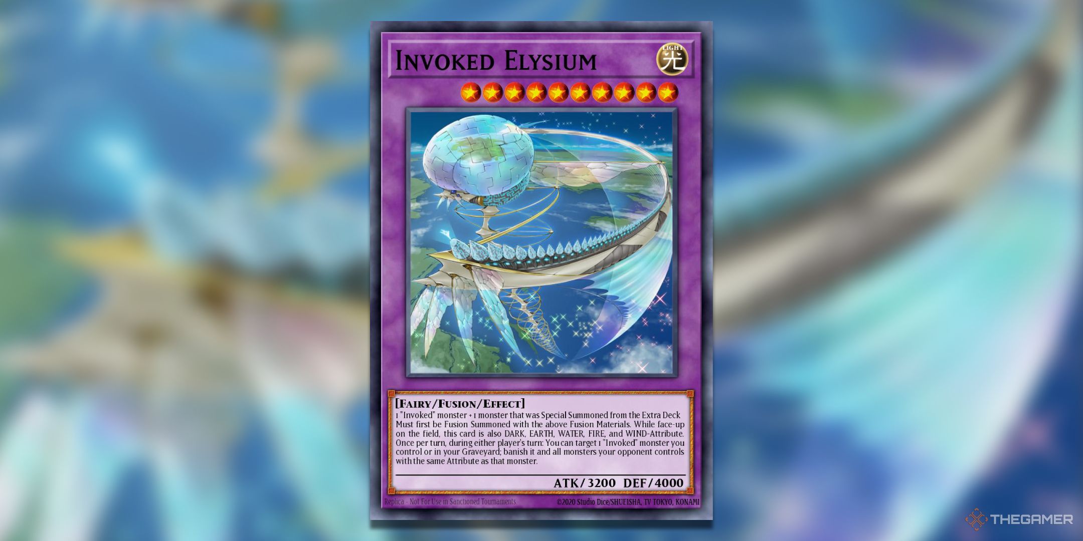 Invoked Elysium Yu-Gi-Oh! TCG Card Art.