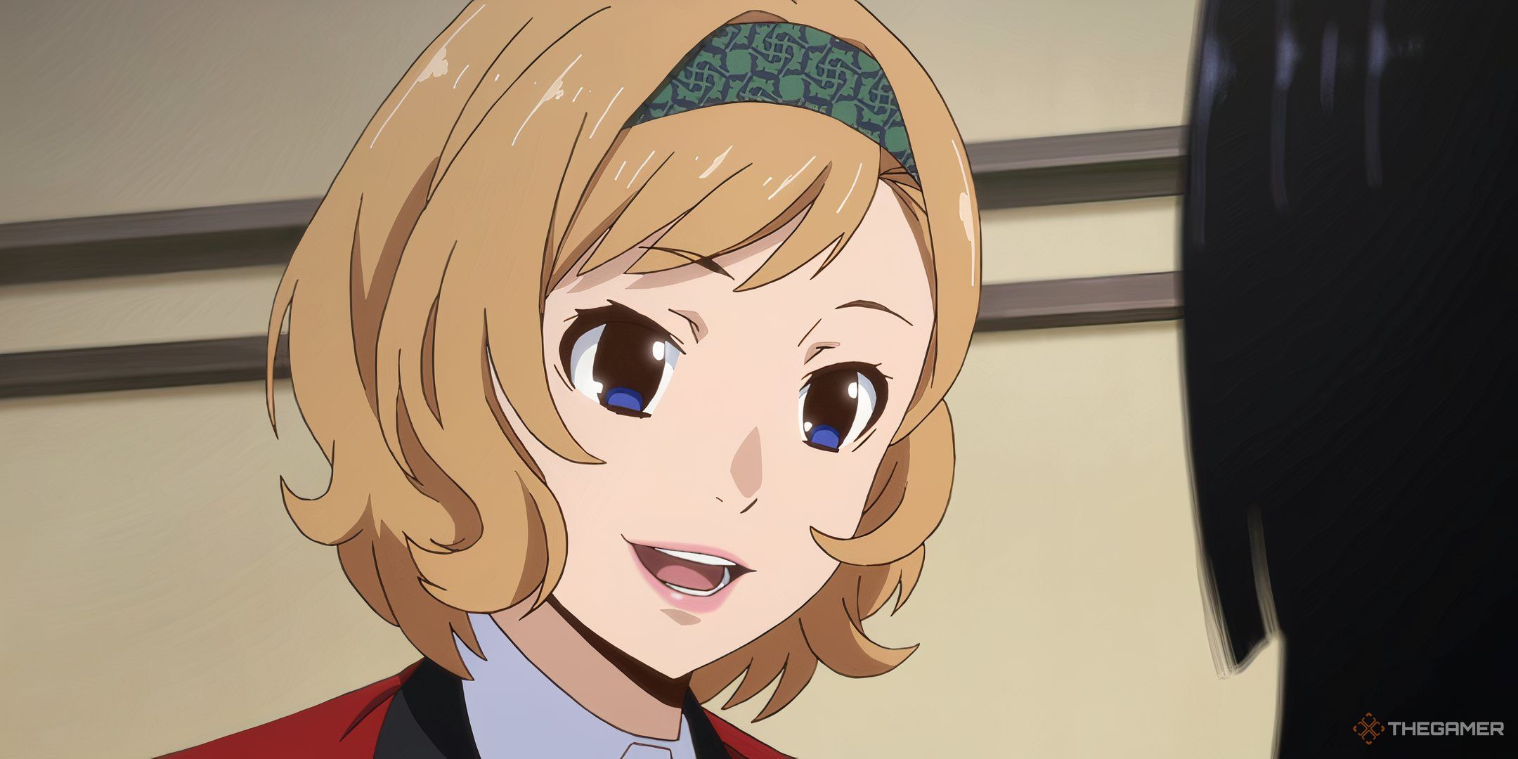 Itsuki Sumeragi from the anime Kakegurui. Screenshot taken from the second episode of the first season.
