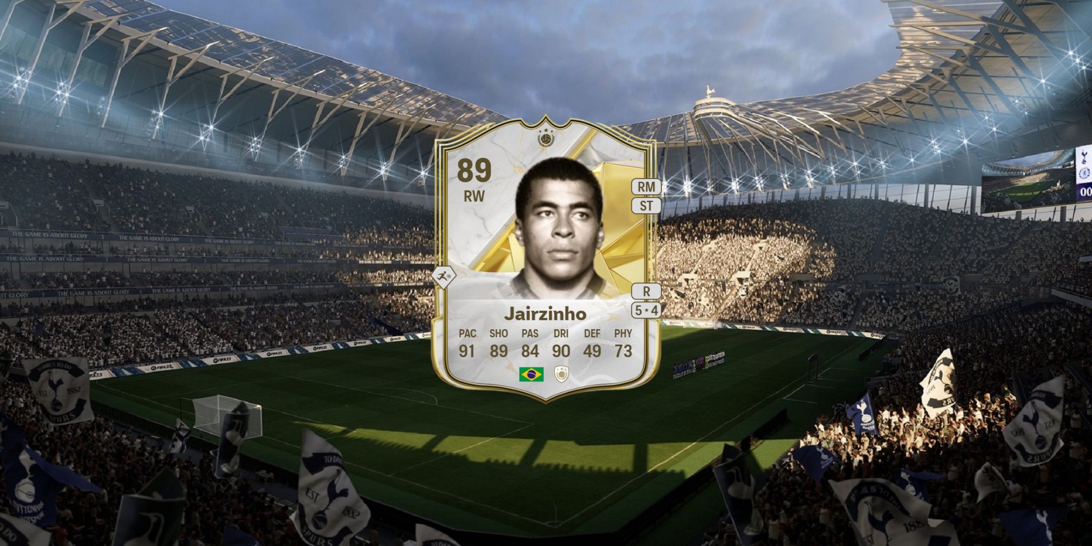 Jairzinho's card in EA Sports FC 25.