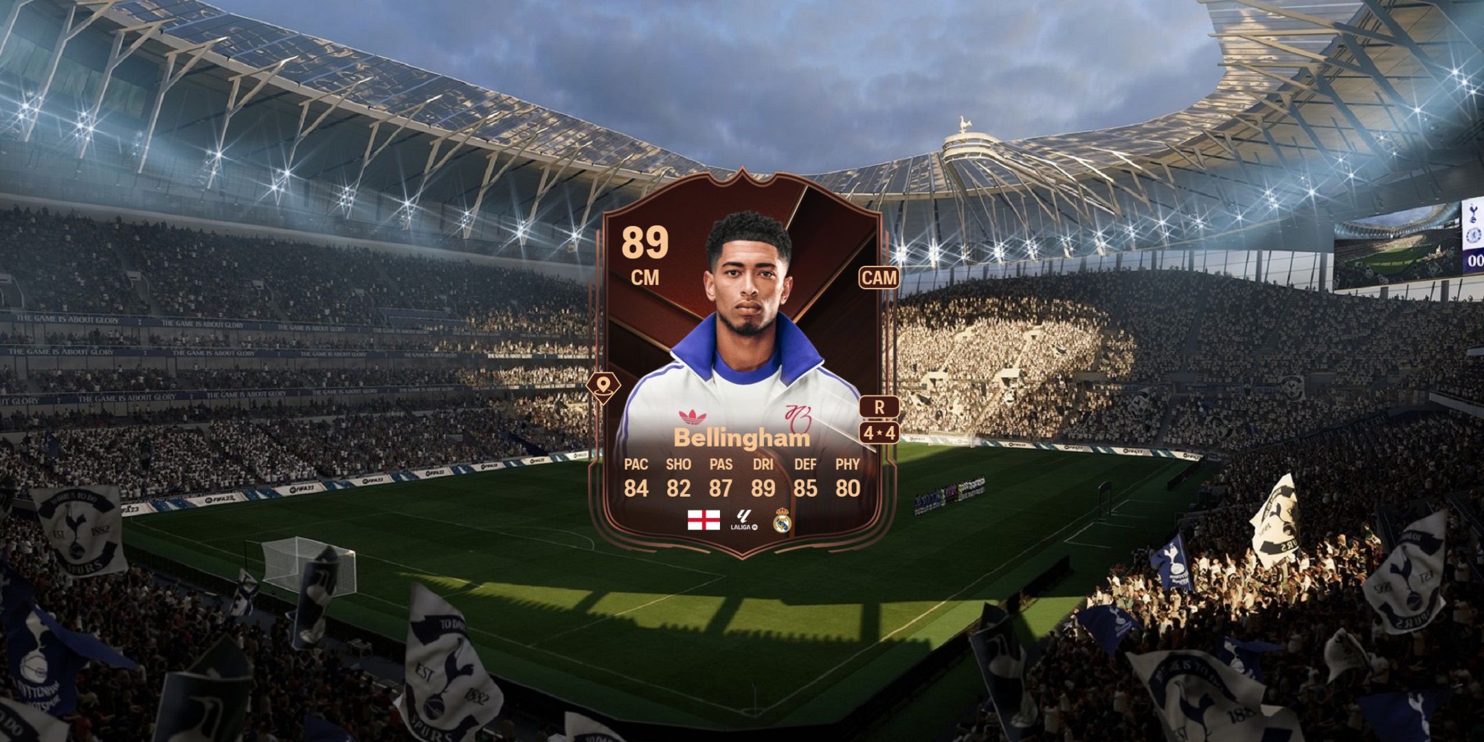 Jude Bellingham's card in EA Sports FC 25.