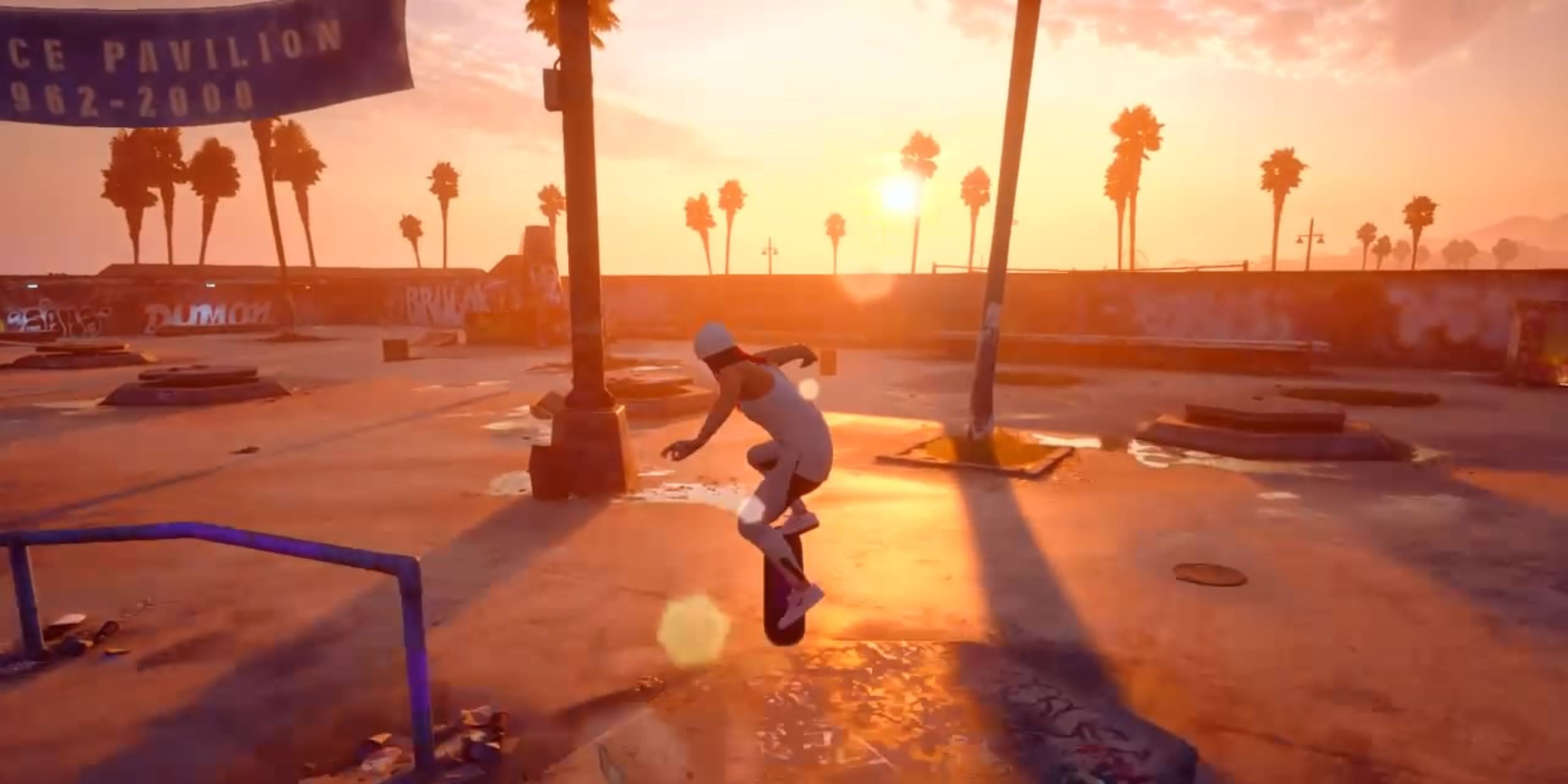 Jumping as Leticia Bufoni in THPS 12