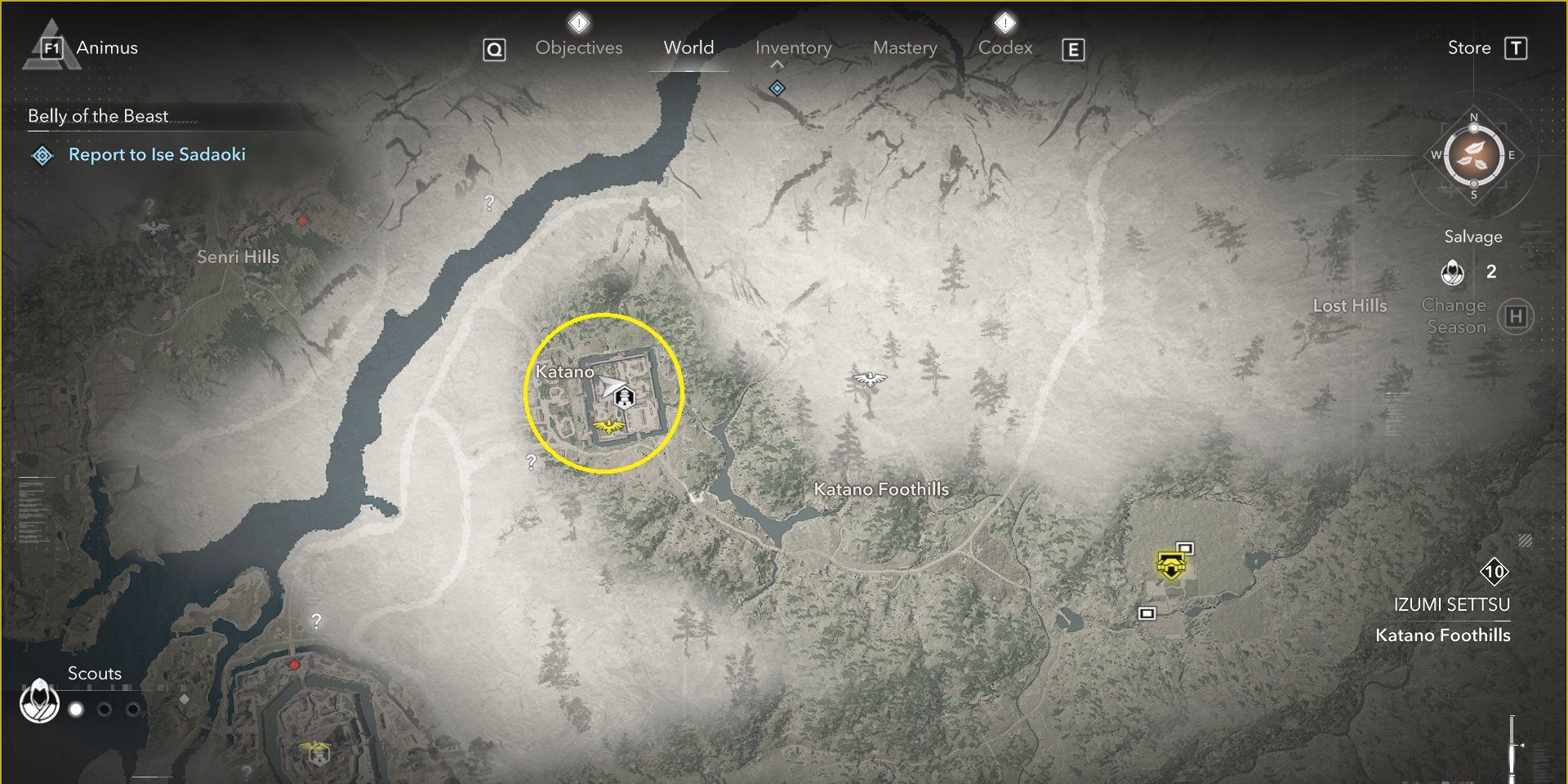 Katano Castle - Assassins Creed Shadows
