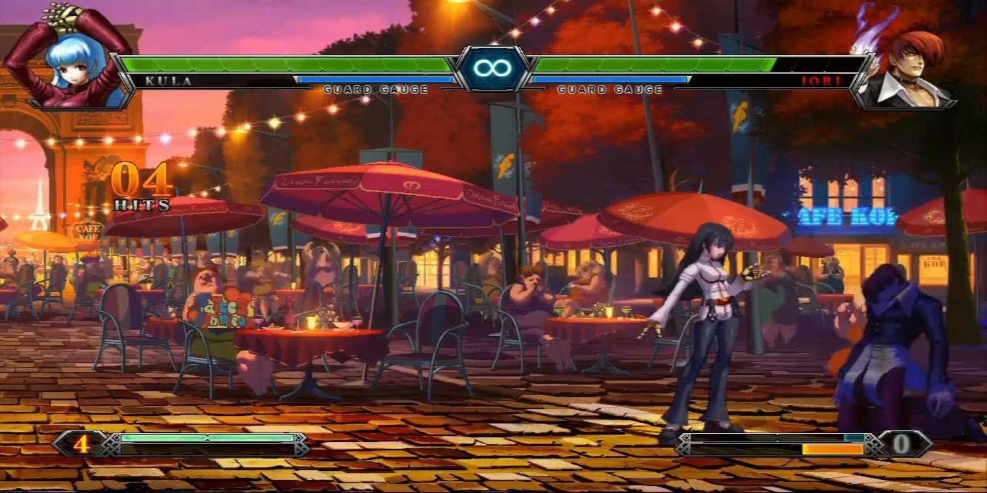 King of Fighters 13 Kula and Iori.