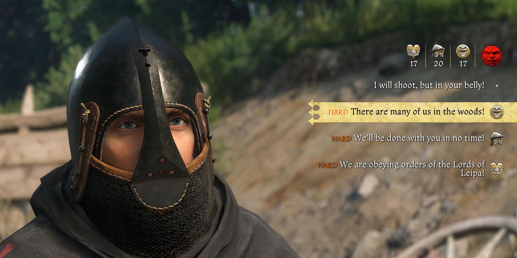 Kingdom Come Deliverance 2 Speak of the Devil Dialogue Skill Checks