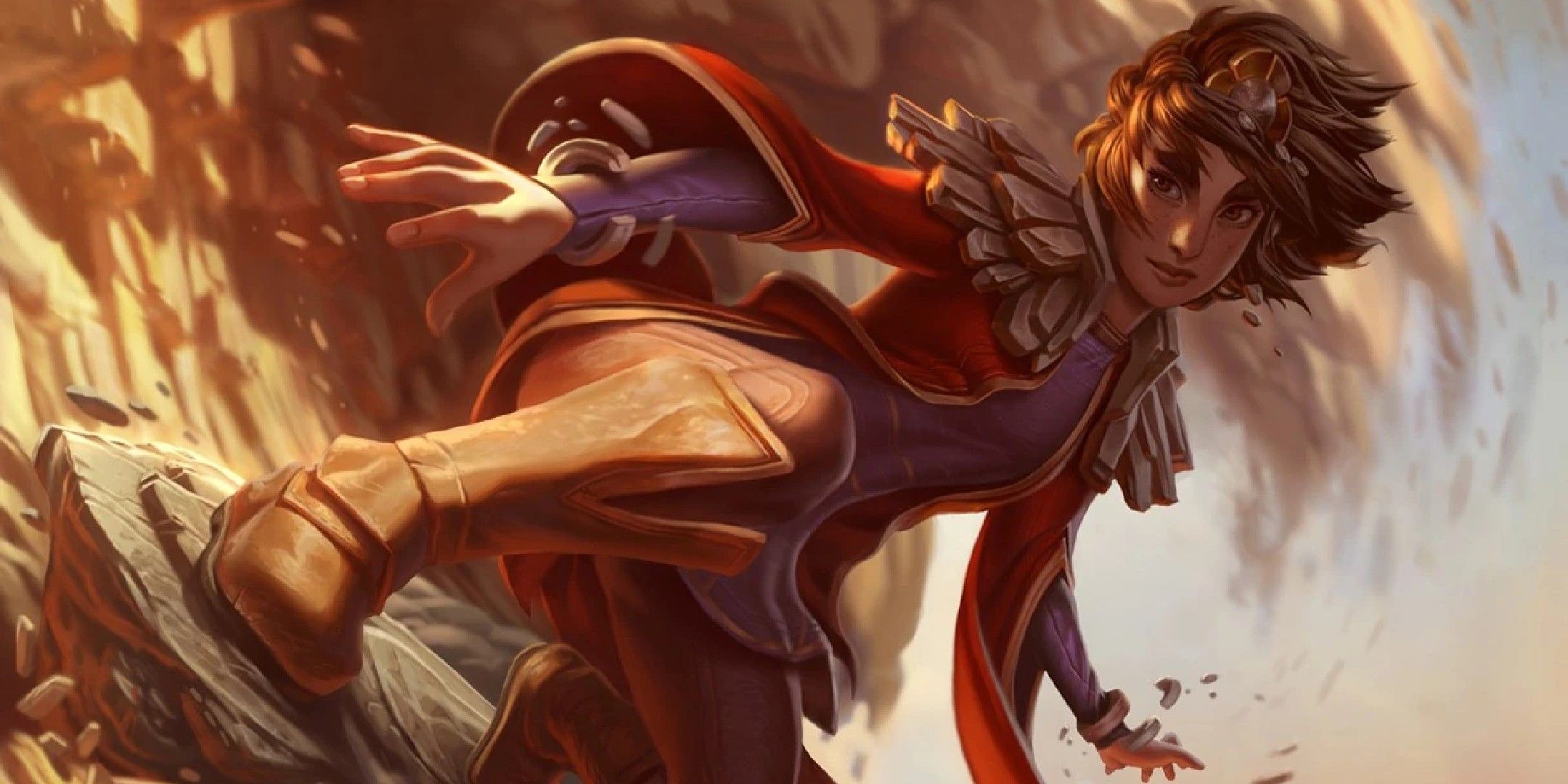 League of Legends image showing the splash art for Taliyah