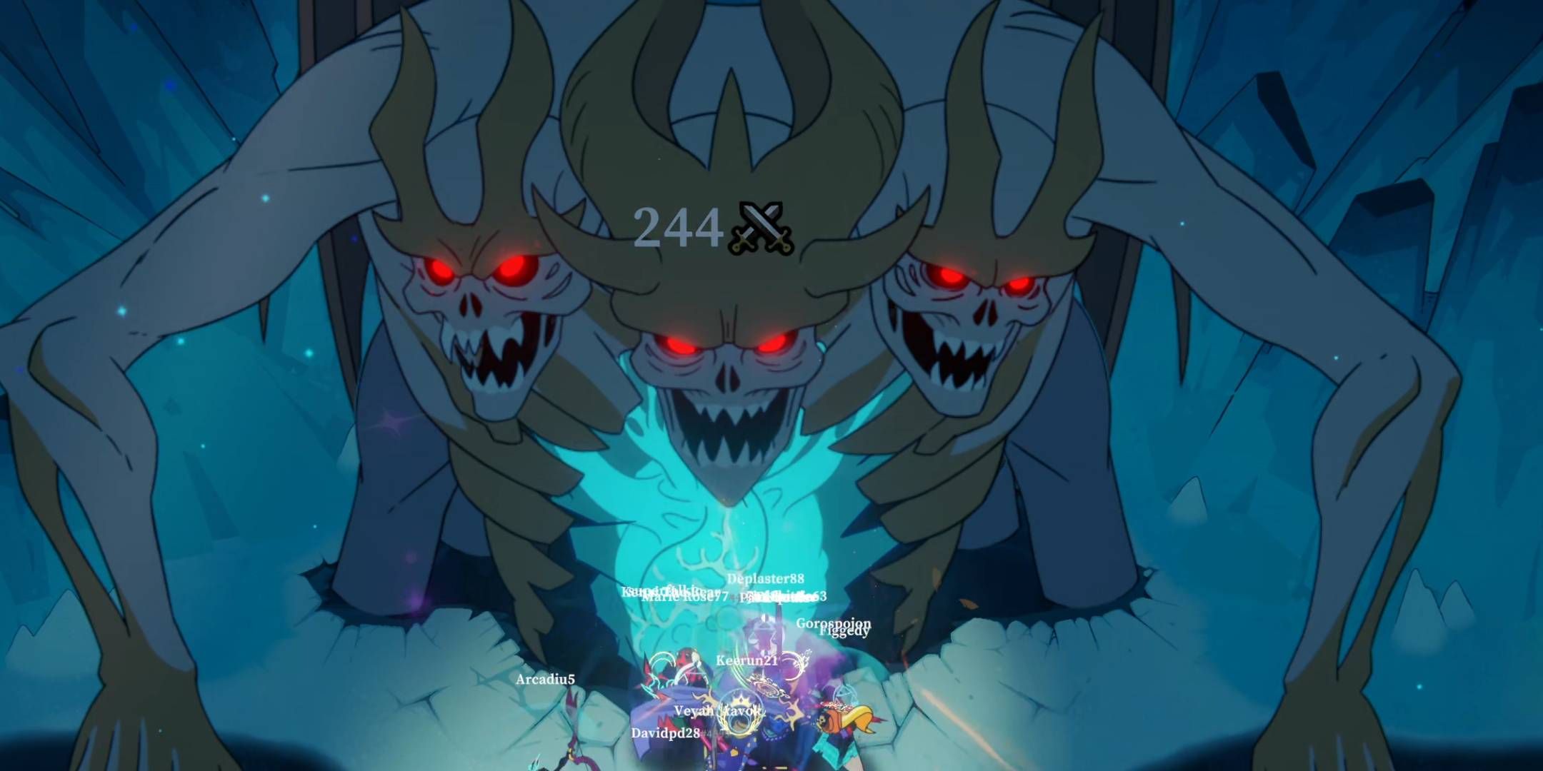 Lucifer Cocytus Boss Fight 33 Immortals