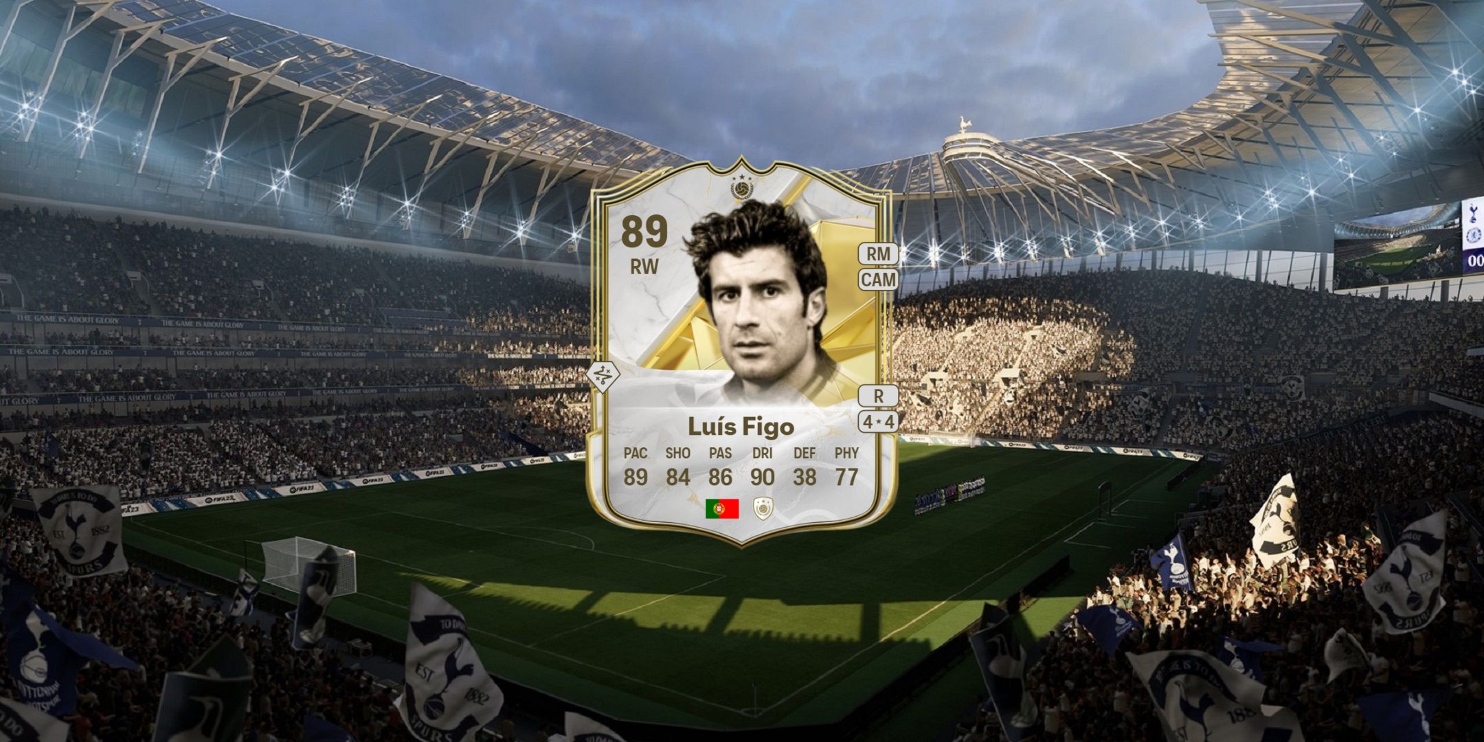 Luis Figo's card in EA Sports FC 25.
