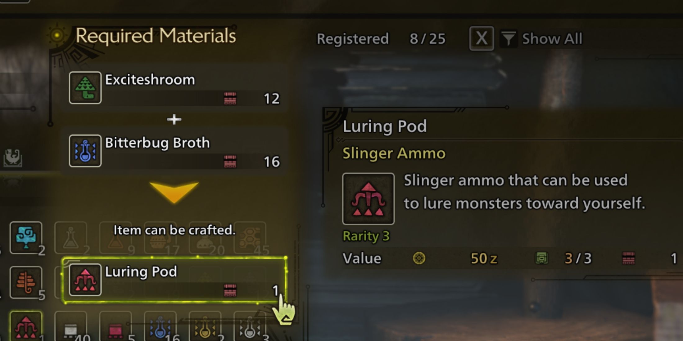 luring pod in monster hunter wilds