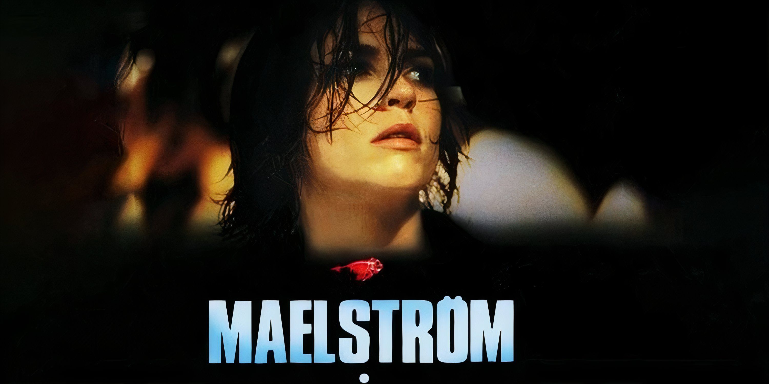 Marie-Josée Croze on the main art for Maelstrom, with the title displayed below her character.