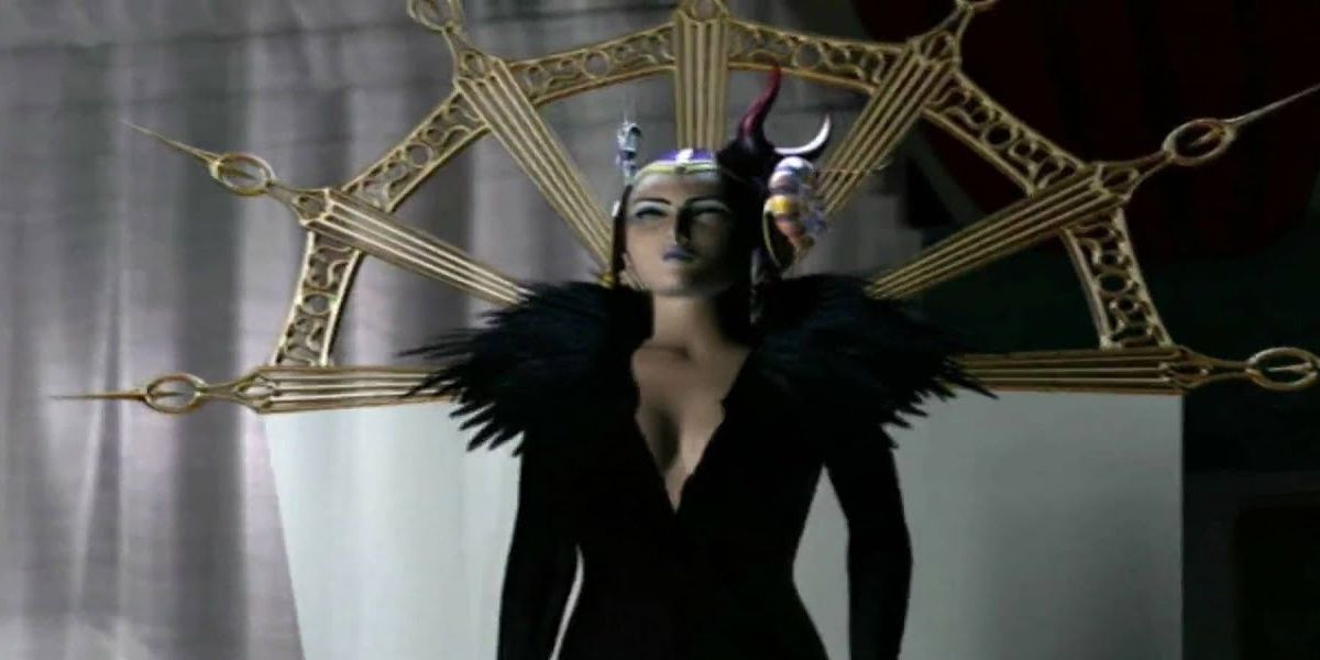 Edea Kramer in a CGI cutscene in Final Fantasy 8.
