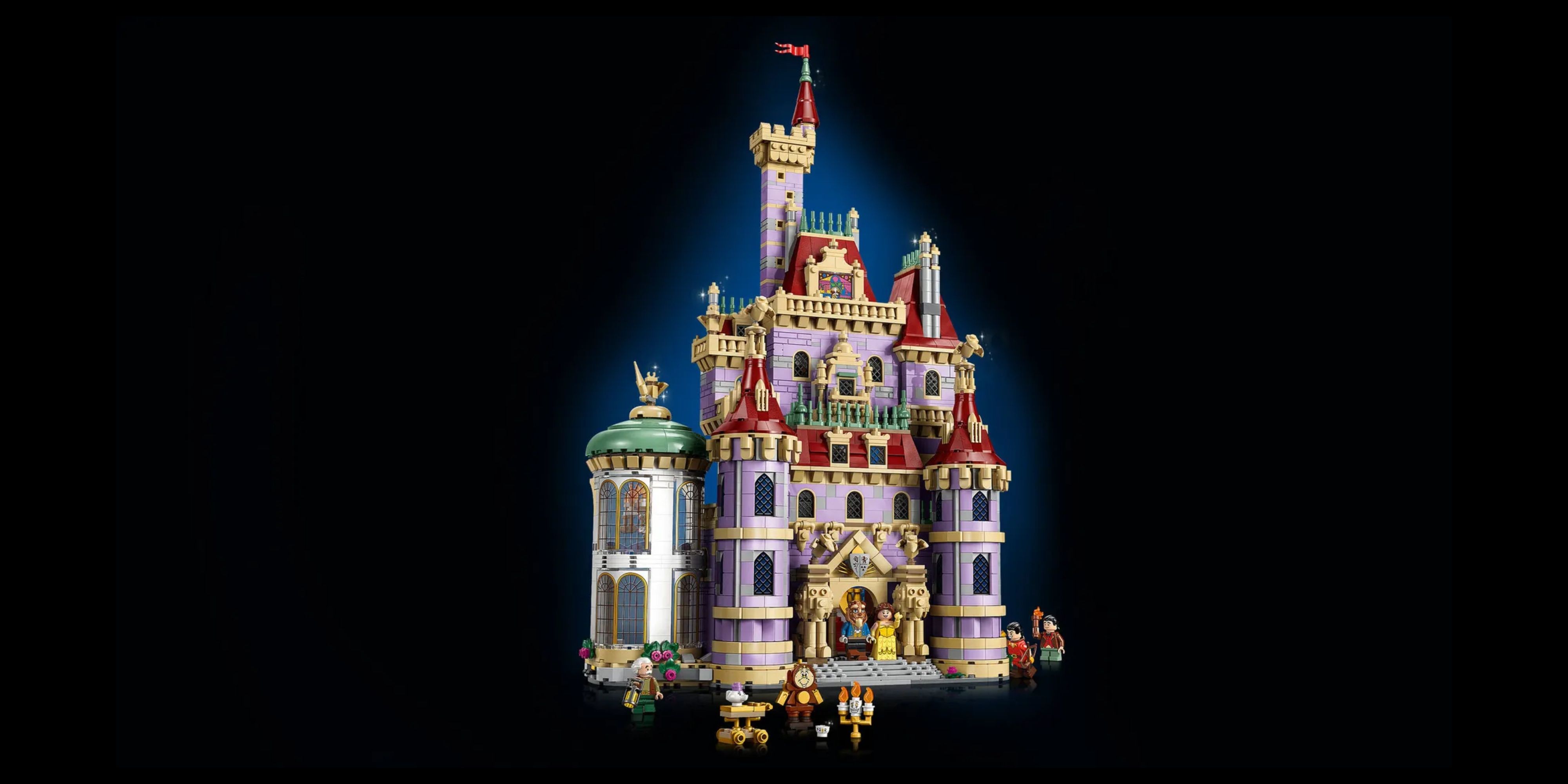 lego disney beauty and the beast castle.