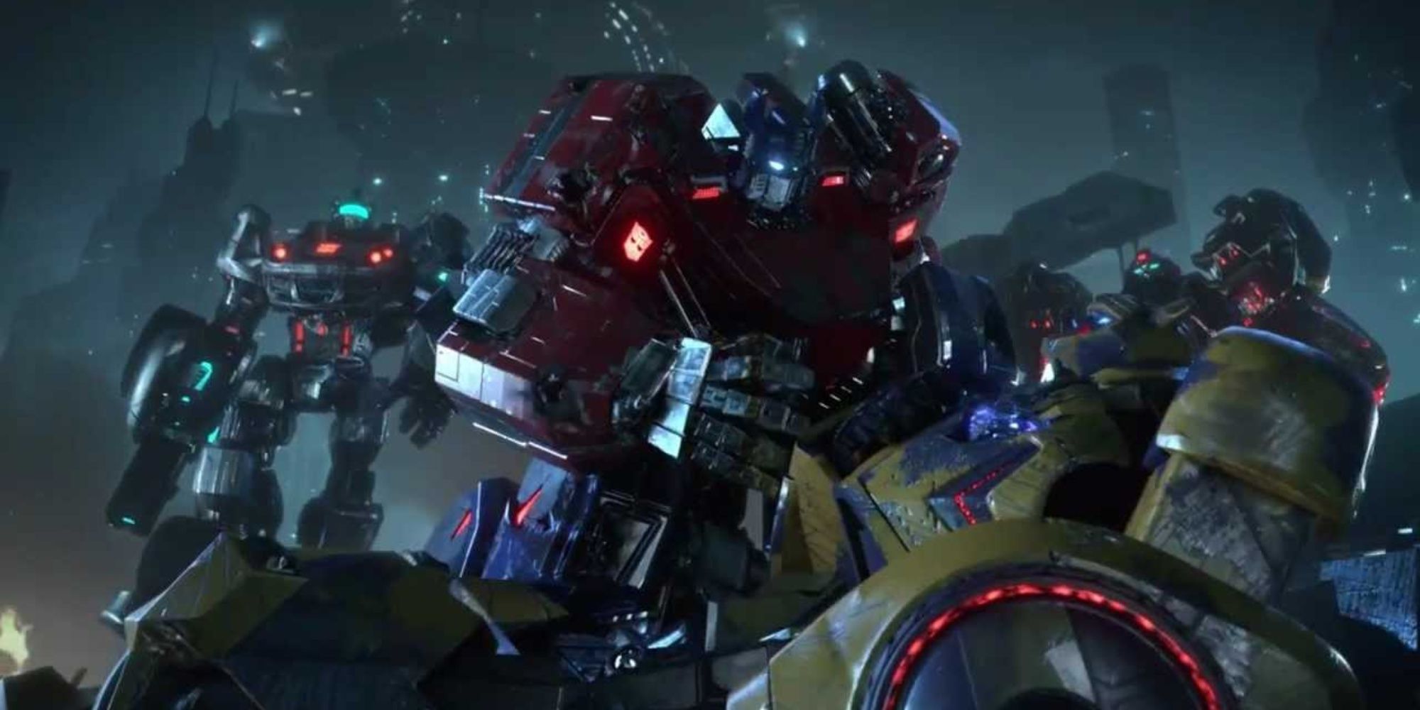 transformers fall of cybertron autobots helping bumblebee.