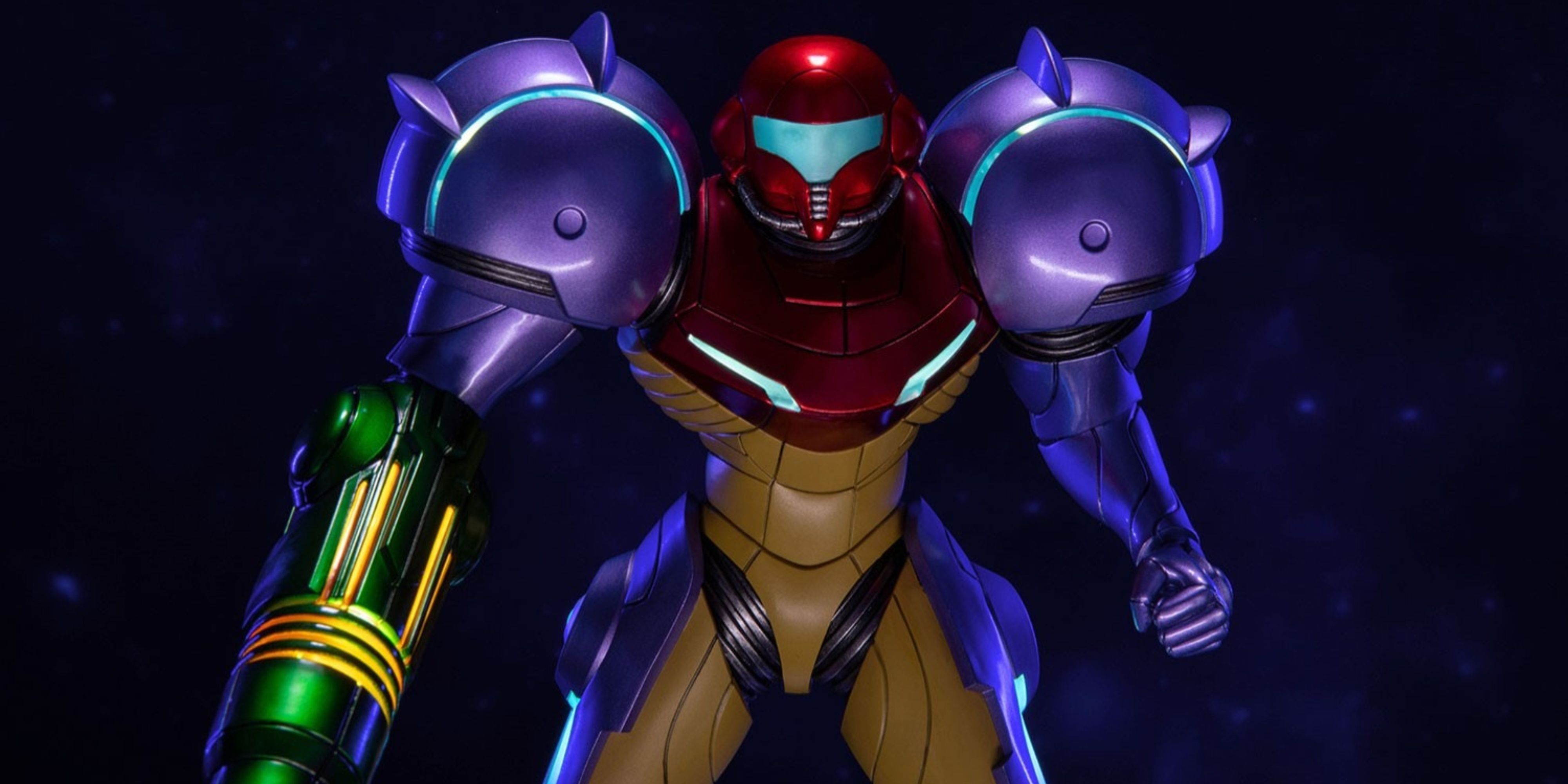 first 4 figures gravity suit samus from metroid prime