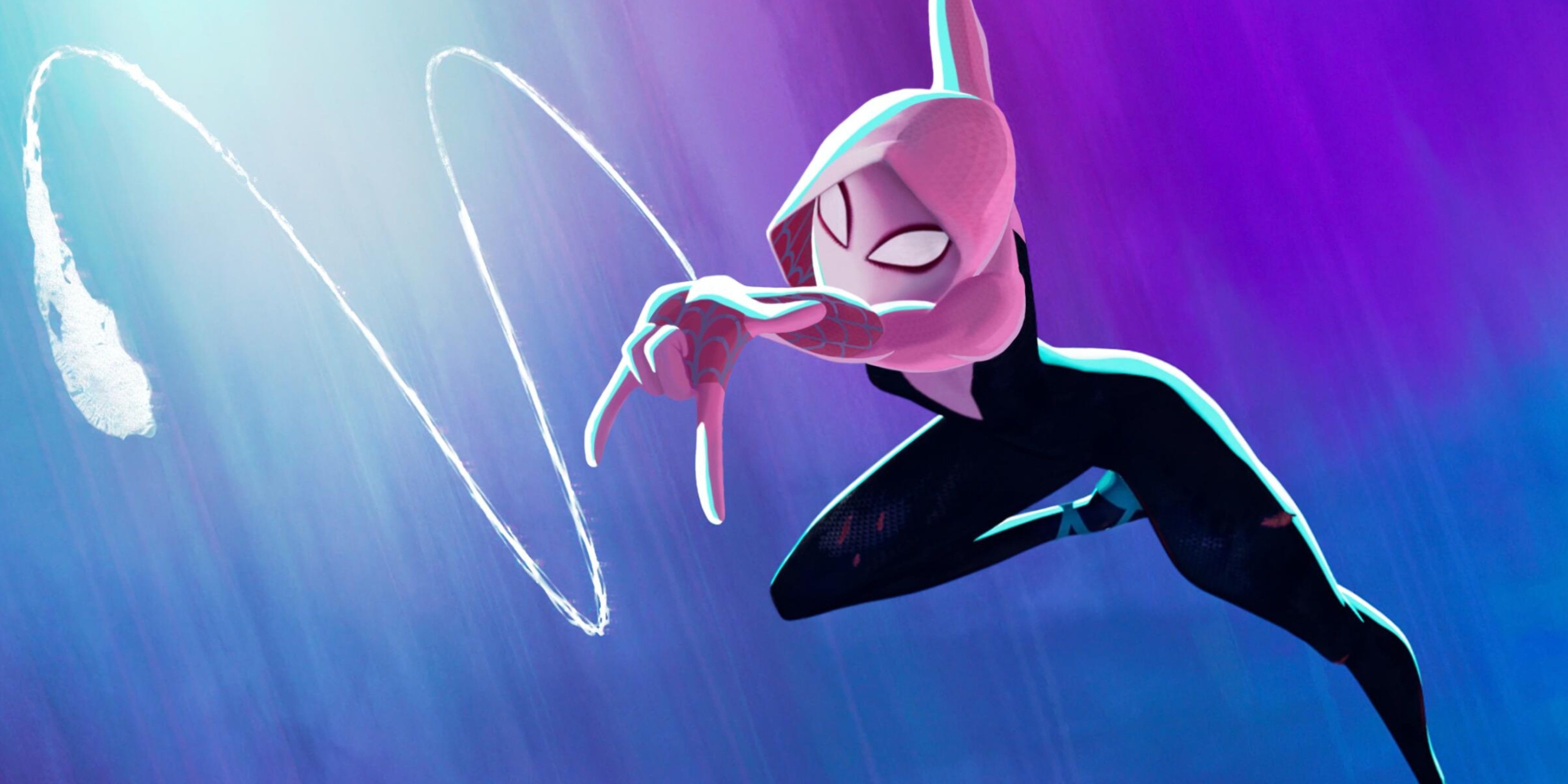 spider-gwen in into the spider-verse.