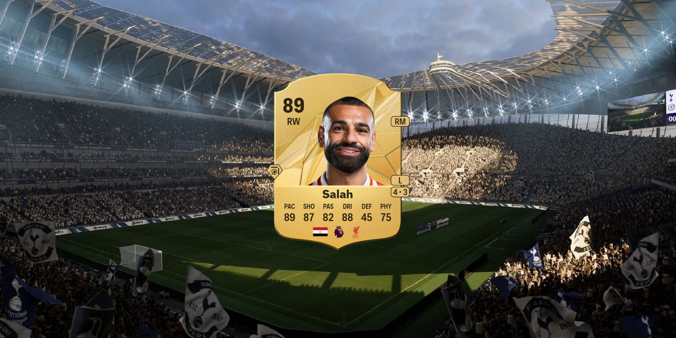 Mohamed Salah's card in EA Sports FC 25.