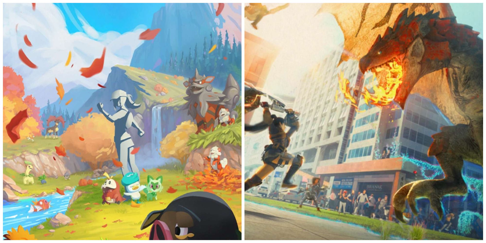 Pokemon Go And Monster Hunter Now Loading Screens
