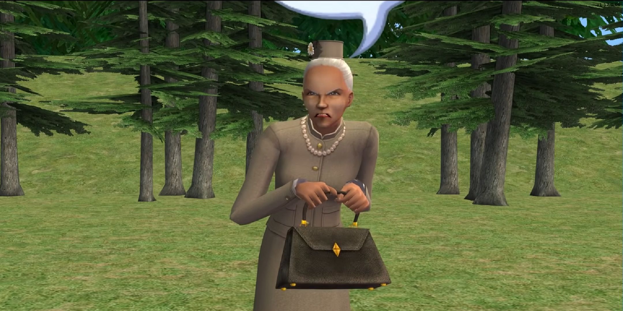 Mrs. CrumpleBottom scowling. - Copy