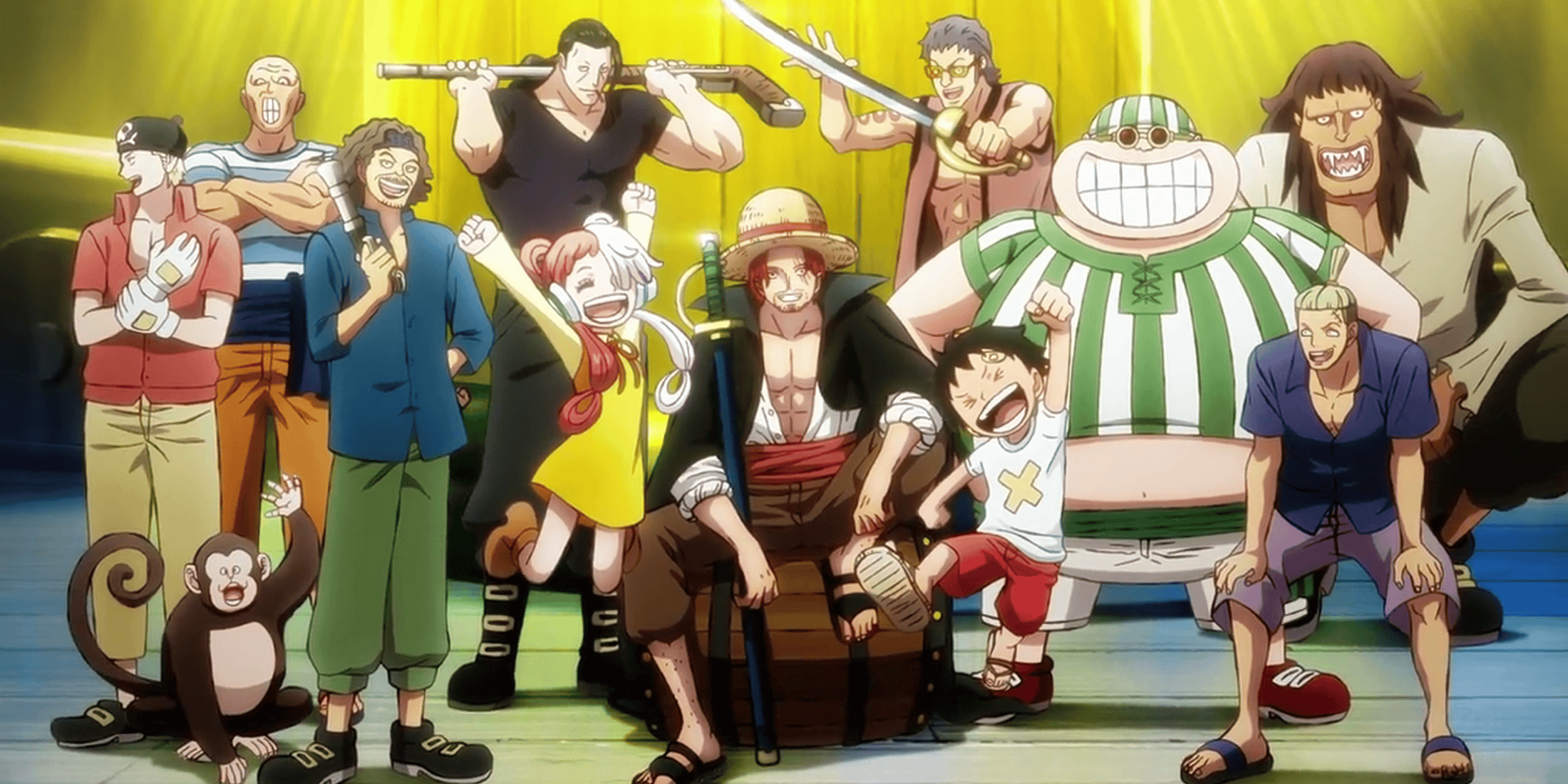 One Piece Film Red Shanks Luffy Uta