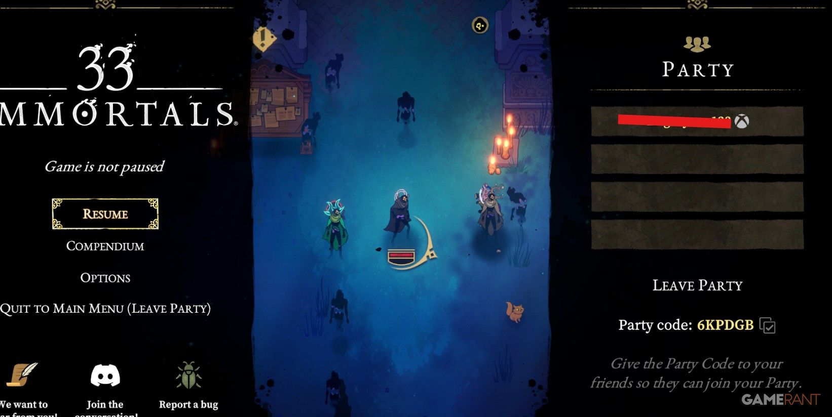 party menu 33 immortals