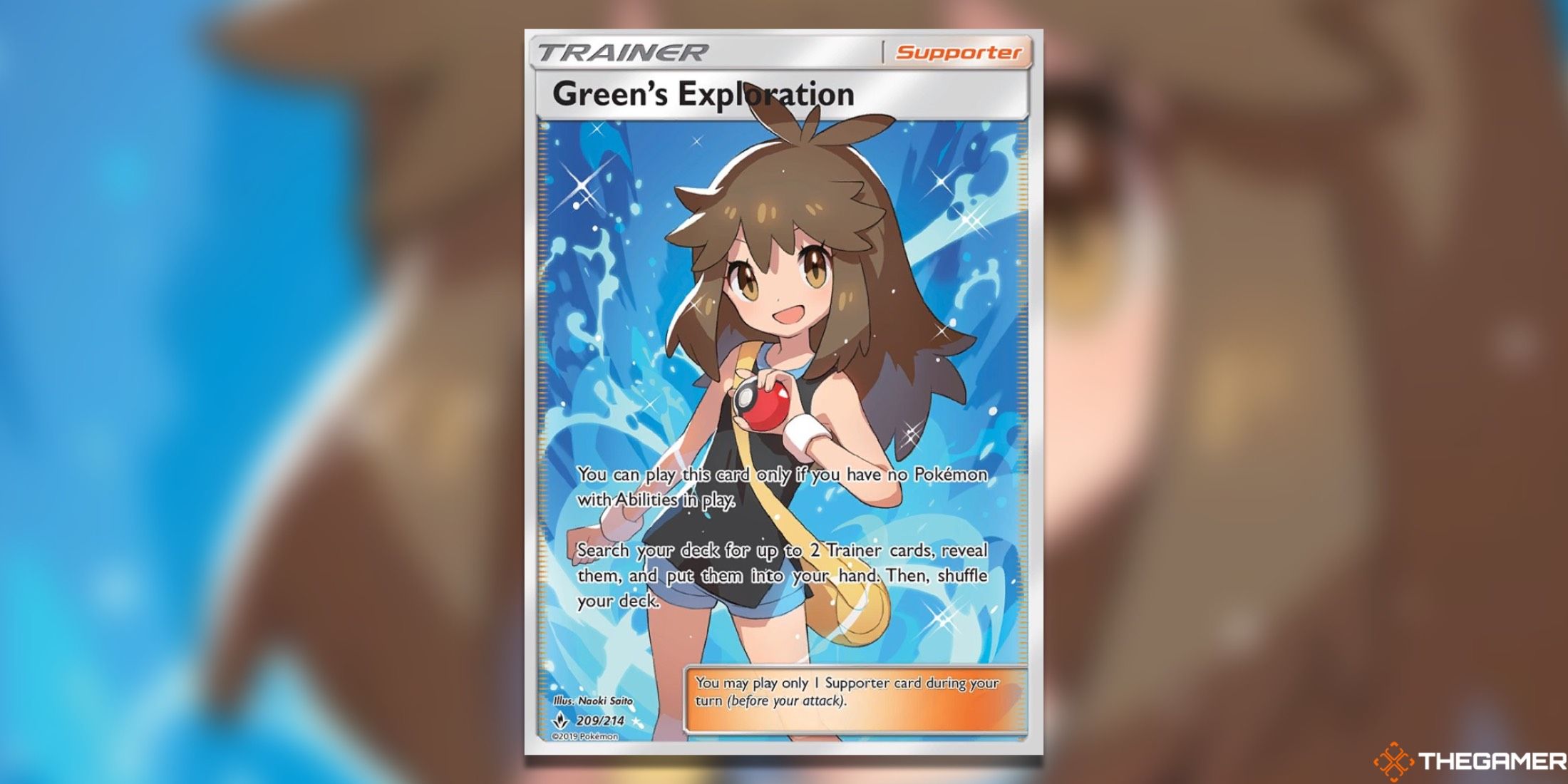 The Unbroken Bonds Green's Exploration from the Pokemon TCG.