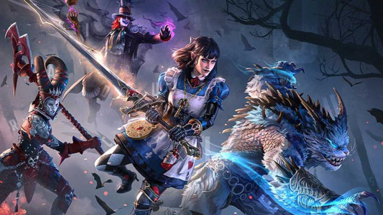 Time-limited characters from the Alice universe in Raid Shadow Legends.