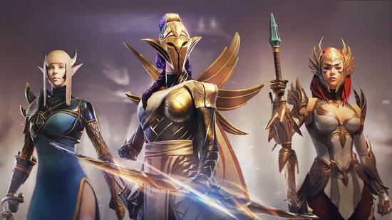 Three units playable in Raid Shadow Legends.