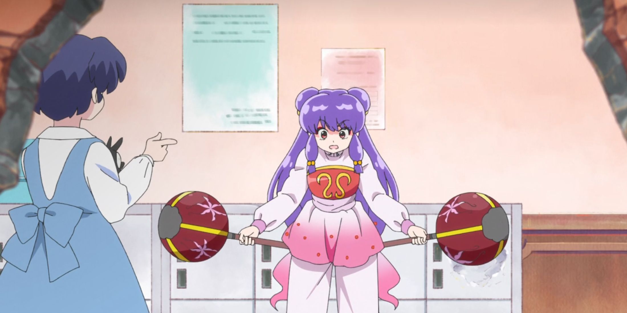 ranma episode 10 shampoo dual wielding weapons