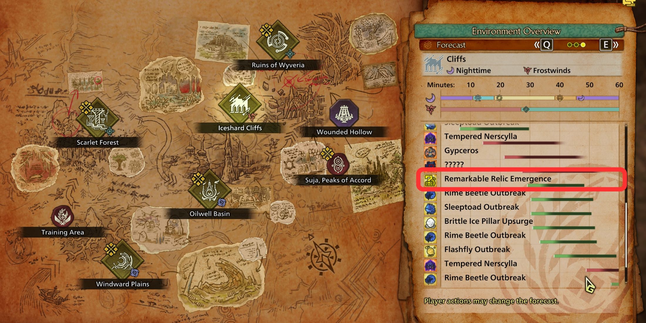 remarkable relic emergence in monster hunter wilds