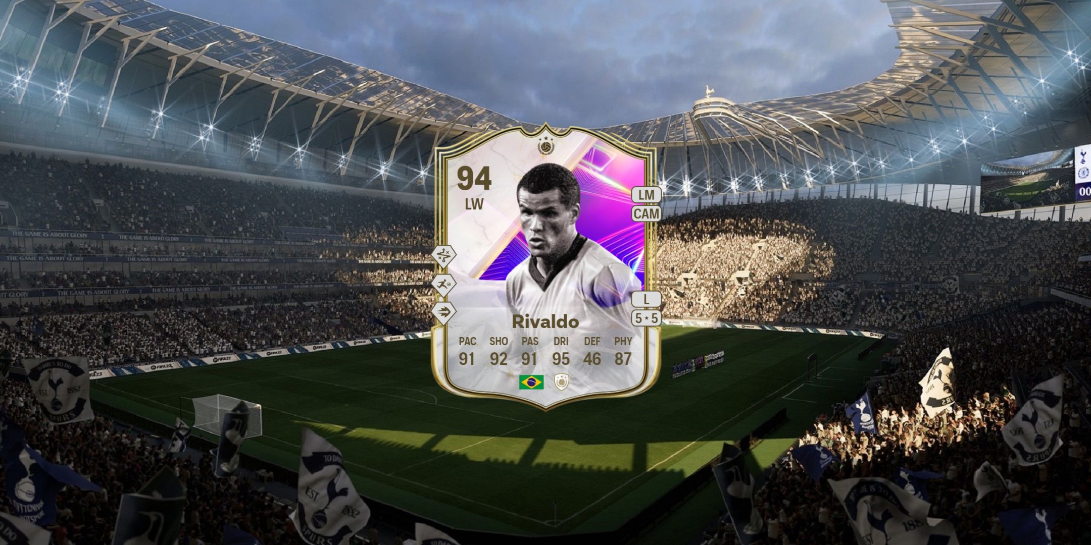 Rivaldo's card in EA Sports FC 25.
