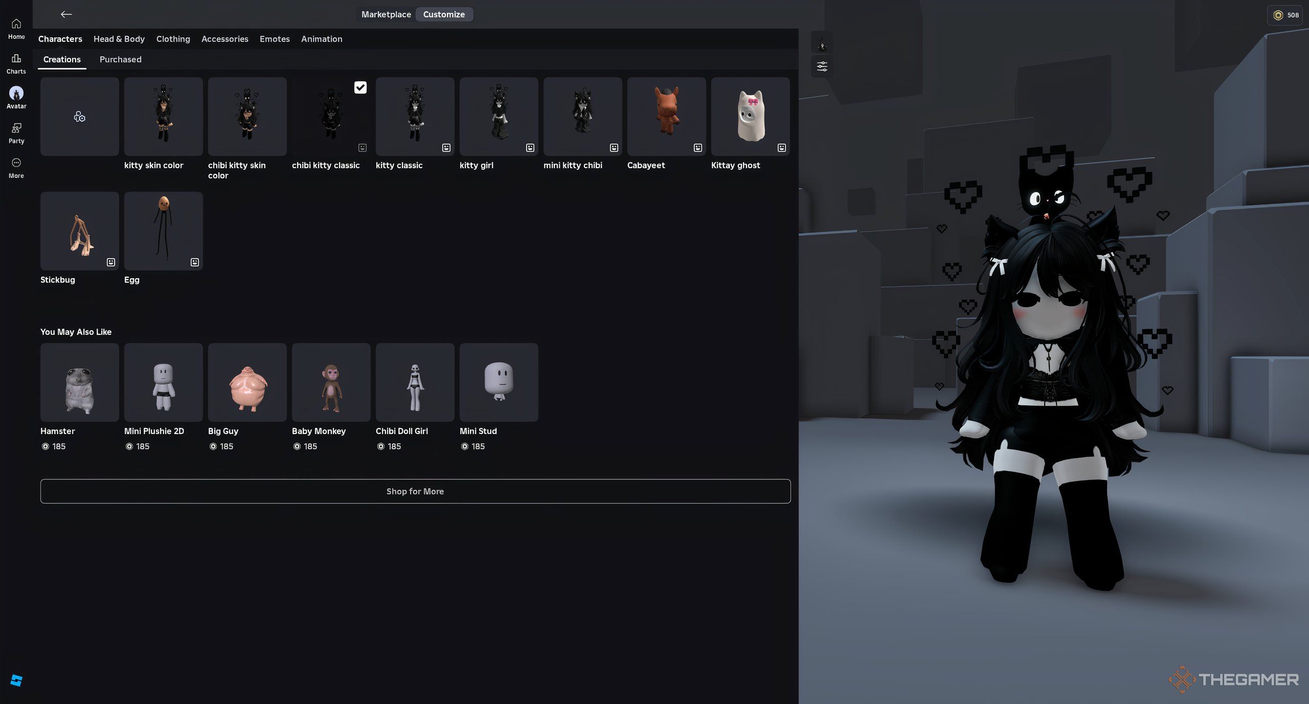 This Roblox avatar has a full classic outfit on, eliminating the default clothing. 
